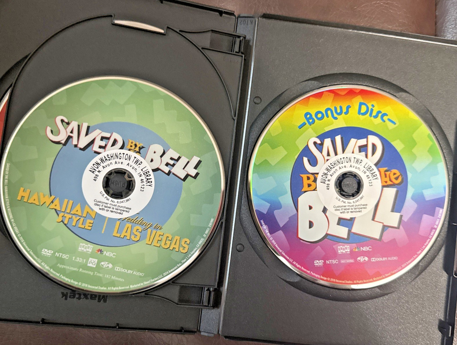 Lot of 3 ; Saved By The Bell; Years 1-4; College Years: Movies; 16 discs; EX-Lib
