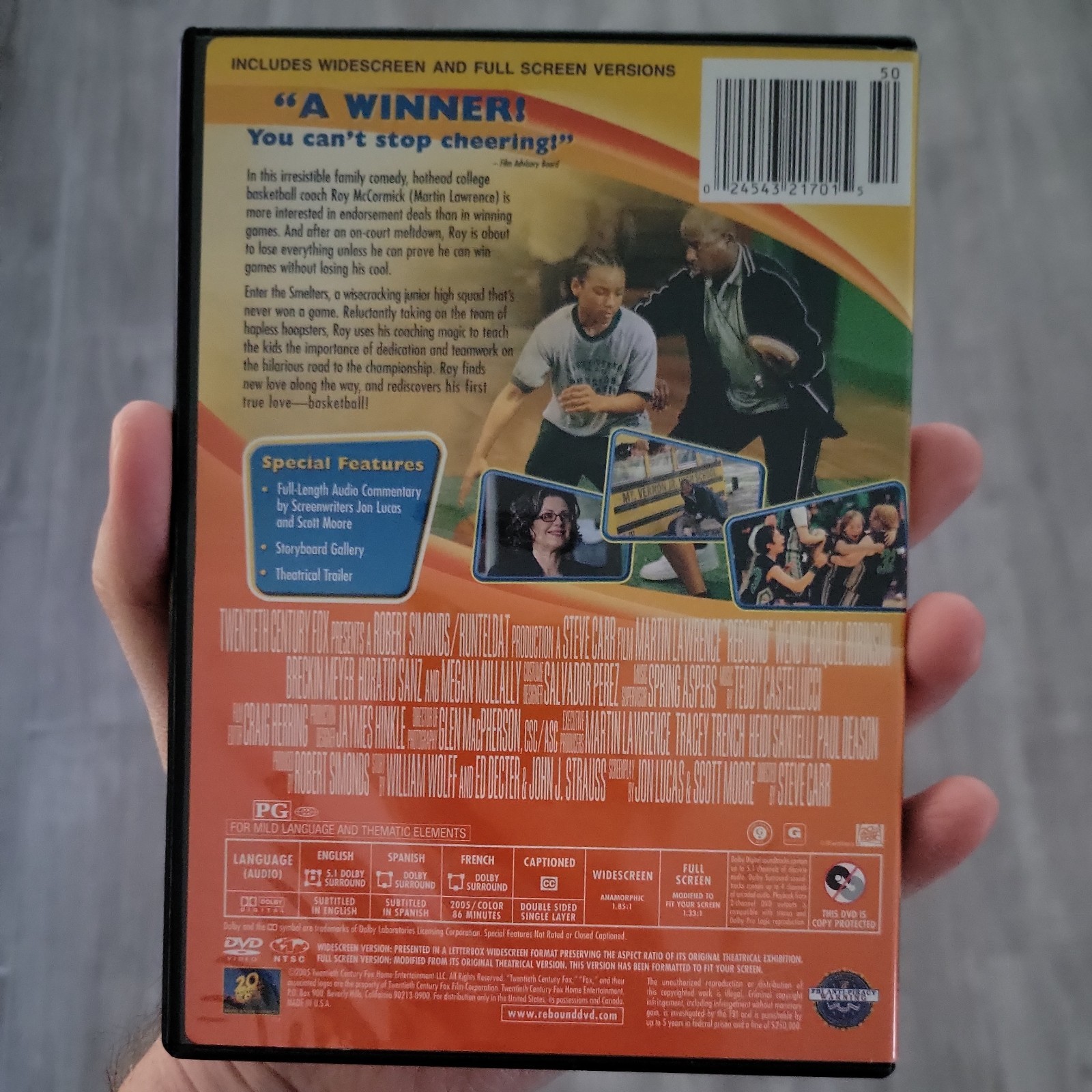 Rebound (DVD, 2005)