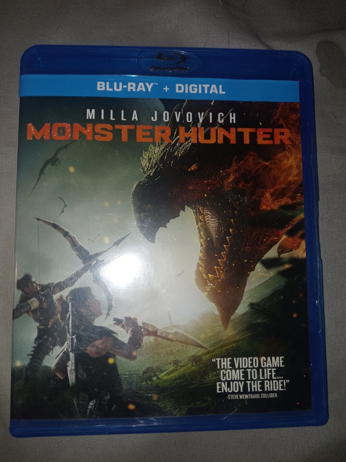 Monster Hunter Blu-ray+Digital Milla Jovovich PG-13 2020 Eng/Fre/Spa