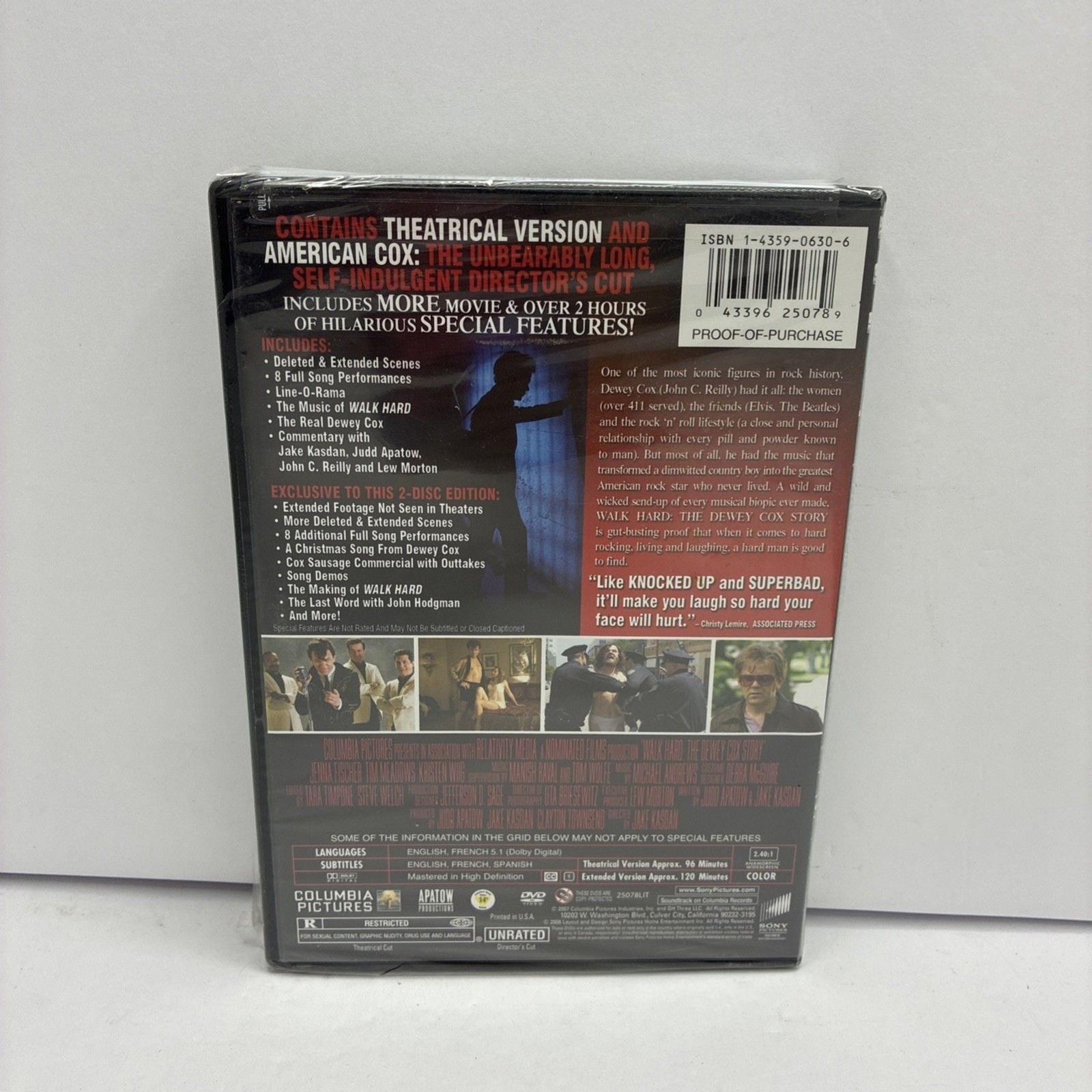 Walk Hard: the Dewey Cox Story (DVD, 2007)