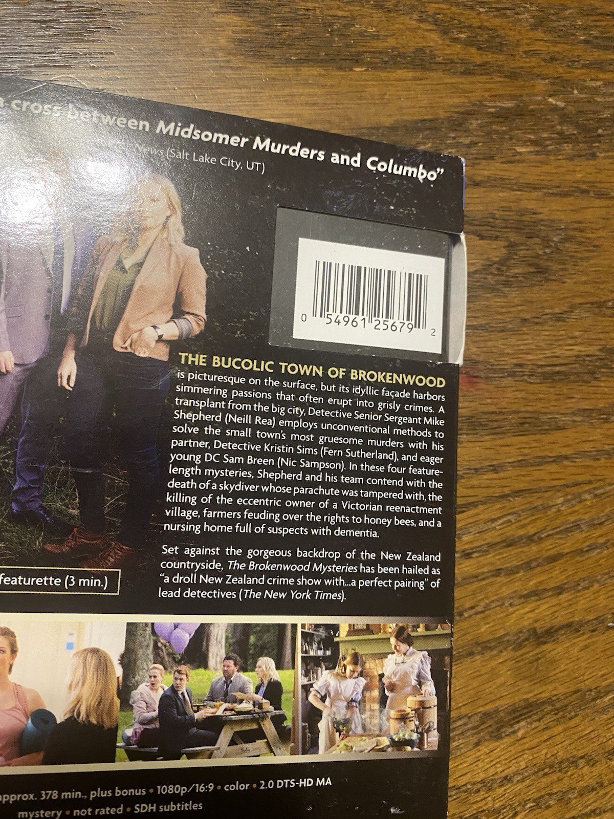 The Brokenwood Mysteries: Series 4 (Blu-ray, 2017) New Zealand Detectives Rare
