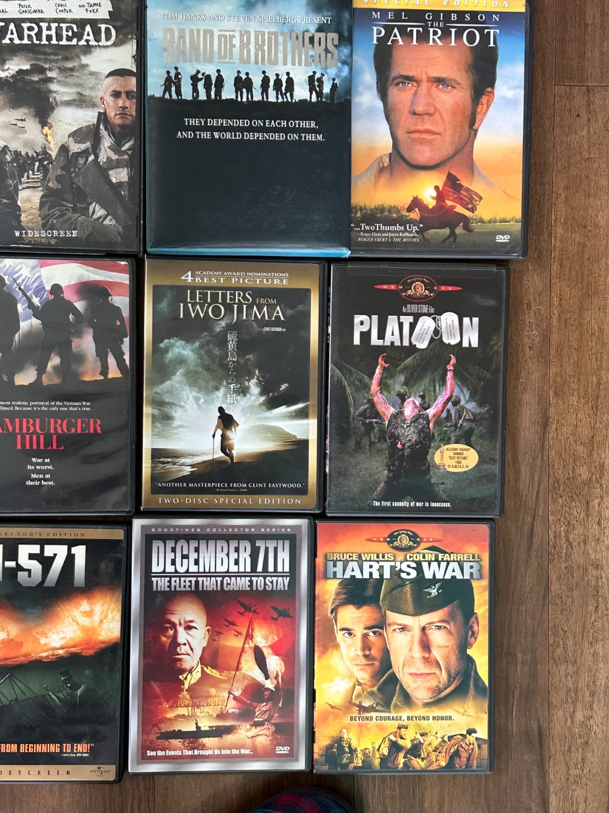 25 War Movies on DVD Lot Military War Classics Bundle Includes Documentaries