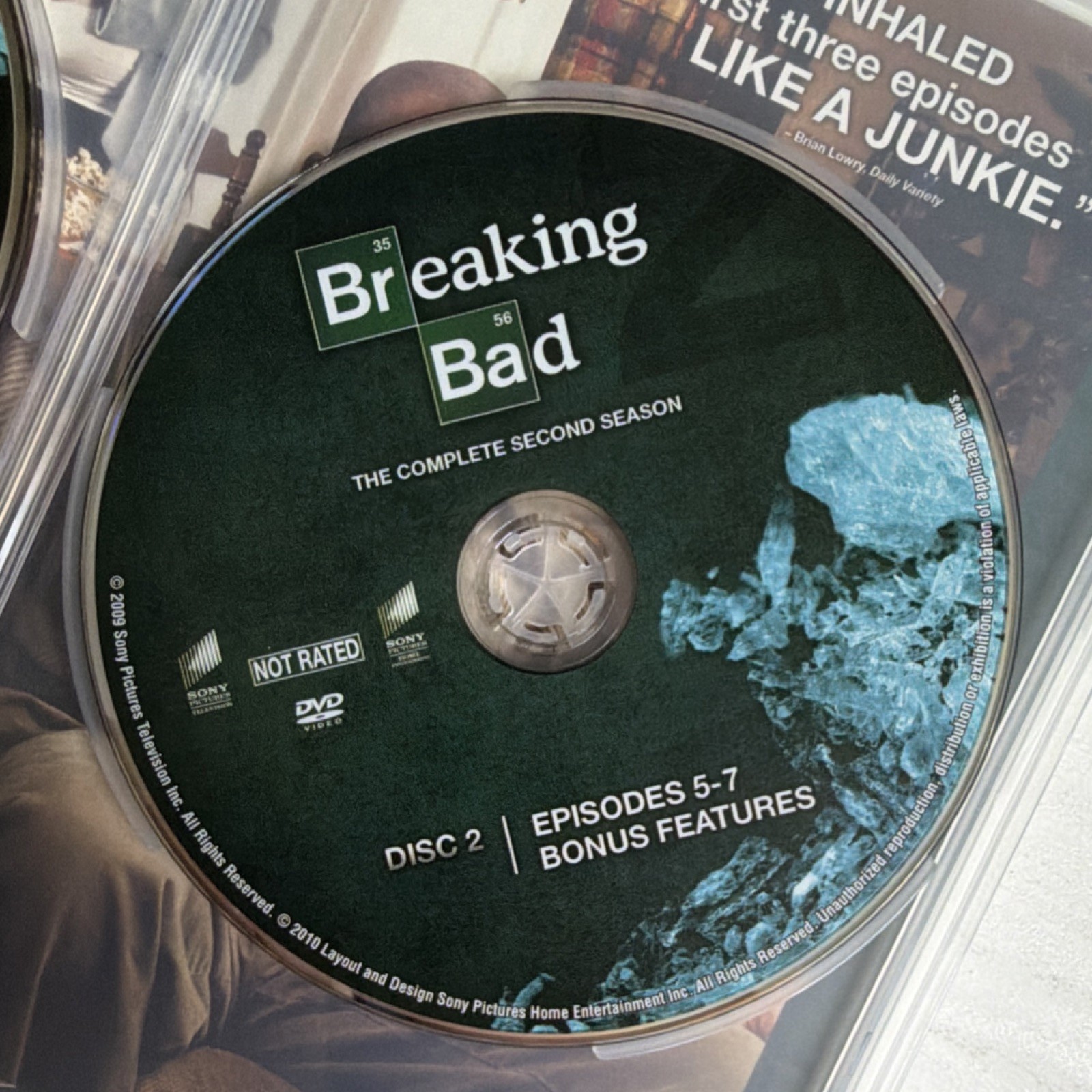 Sony Pictures HE: Breaking Bad Season 2 (DVD, 4-Disc Set) NR