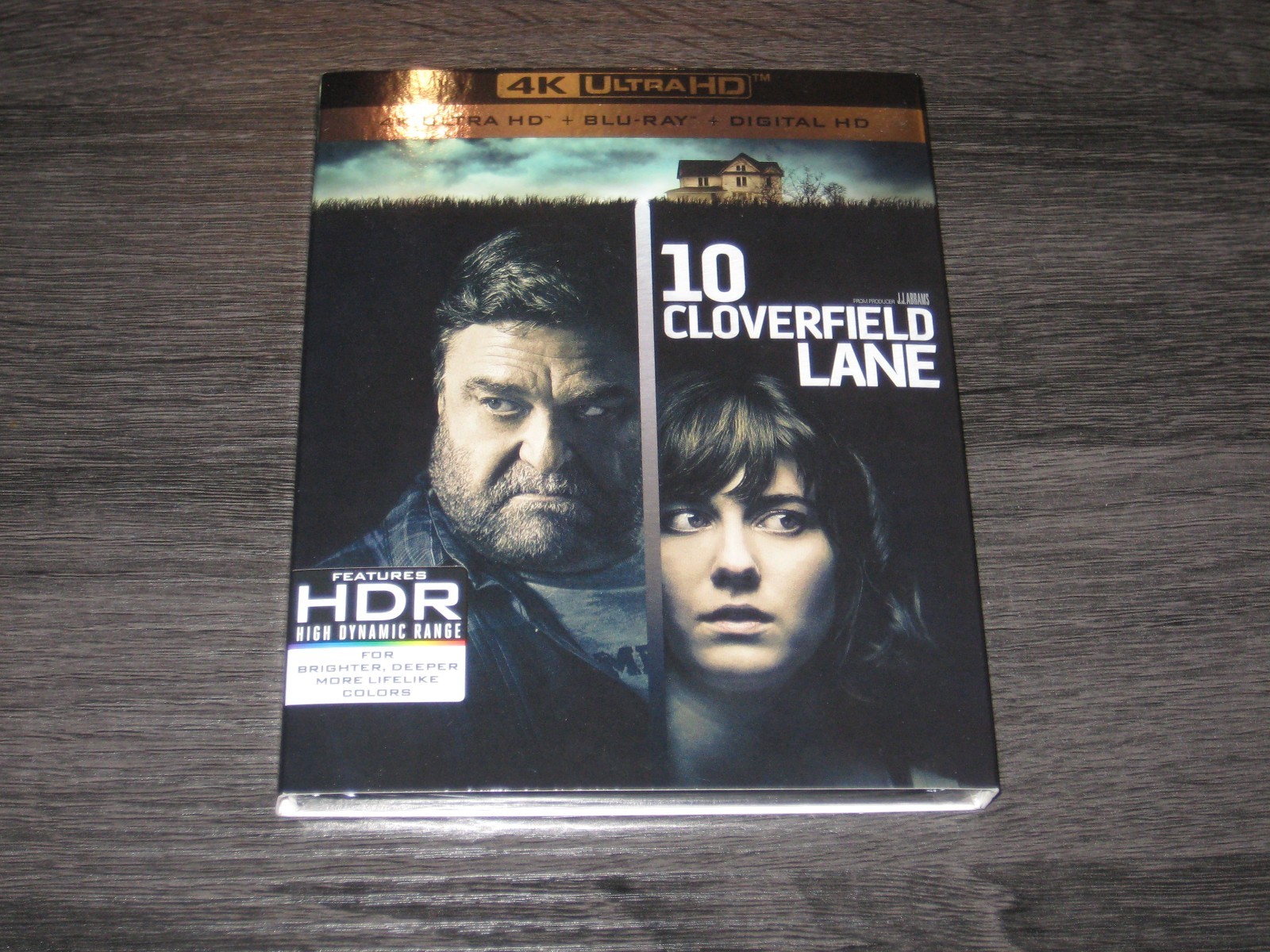 10 CLOVERFIELD LANE w/ SLIPCOVER 4K+BLURAY+DIGITAL NEW SEALED