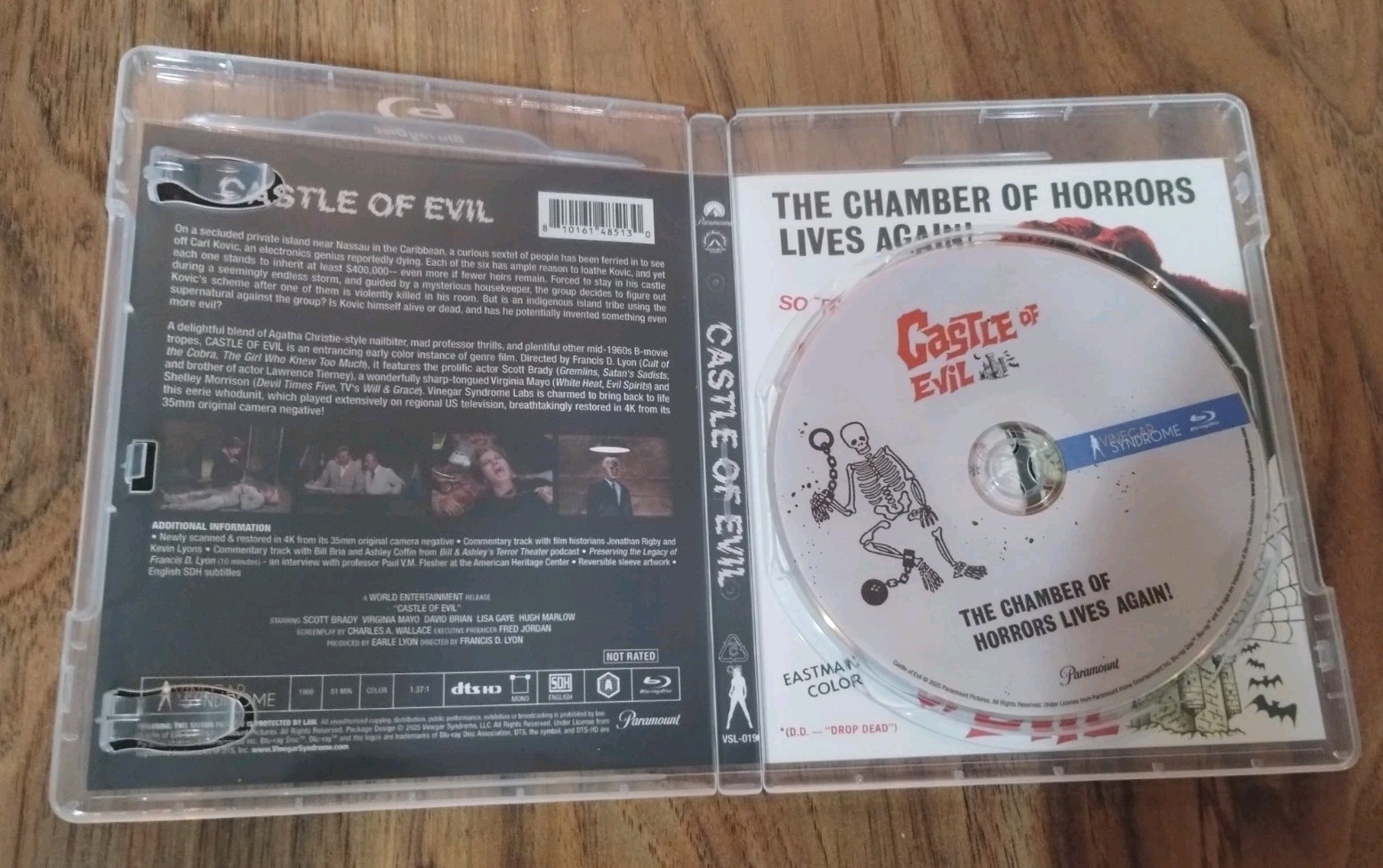 Flesh And Fantasy/The Cat Creeps/More/Vinegar Syndrome/Blu Ray/Horror/Thriller!!
