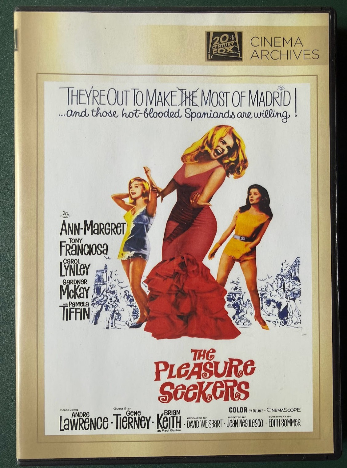 The Pleasure Seekers (DVD) 1964 Ann-Margret, Carol Lynley, like new, Ohio seller