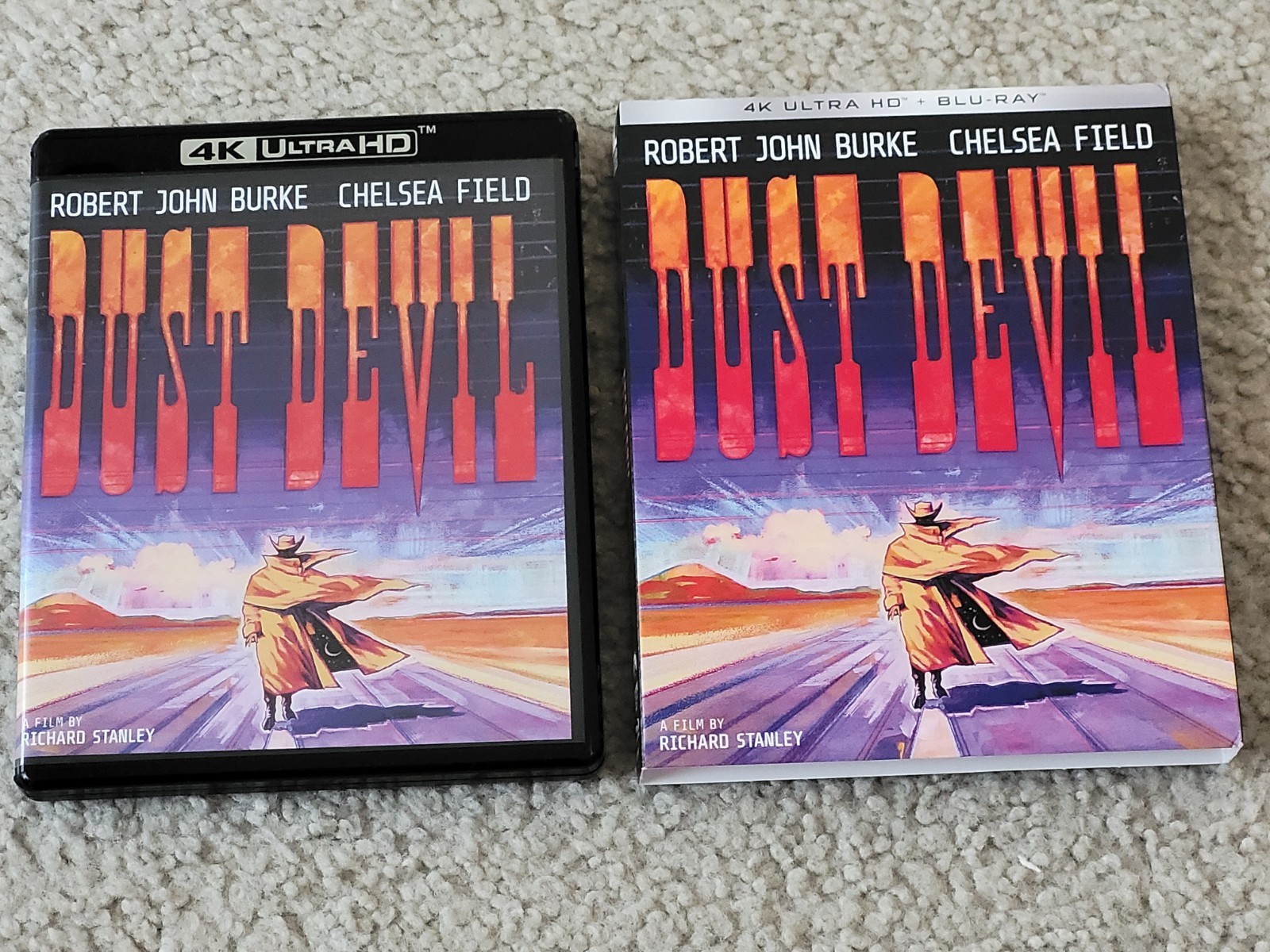 Dust Devil 4K (1992) (Ultra HD, Blu-ray) Kino Lorber w/ Slipcover