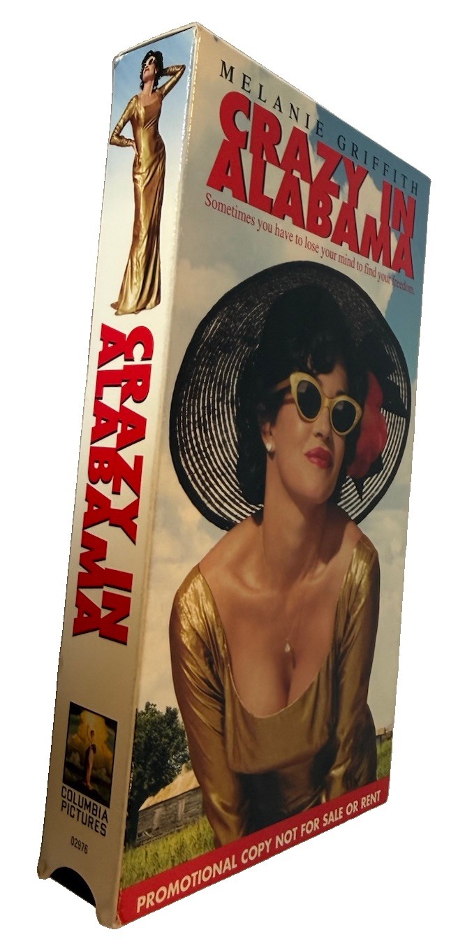 Crazy In Alabama Promo Promotional VHS Screener Melanie Griffith Free Shipping