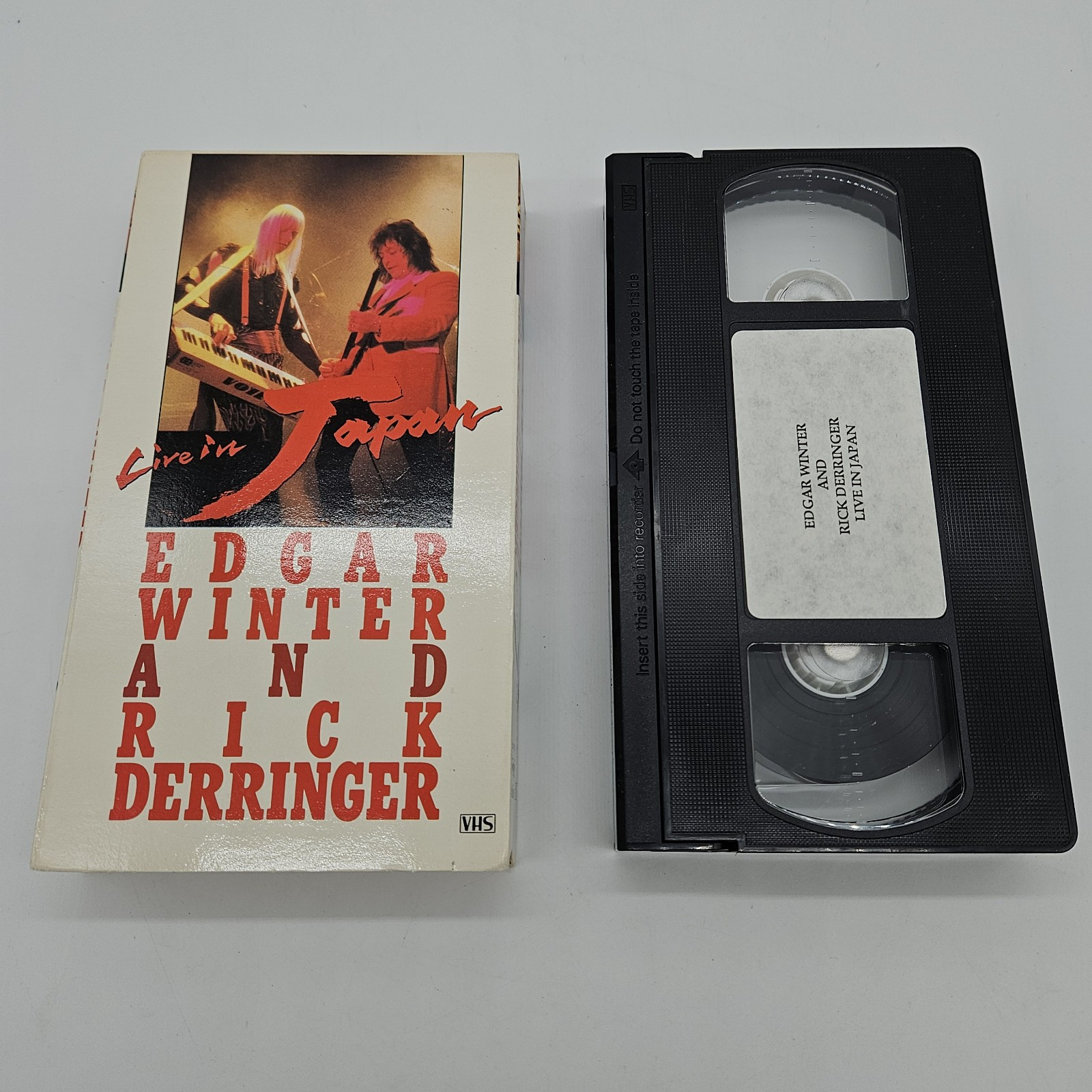 Edgar Winter and Rick Derringer Live In Japan VHS 1990