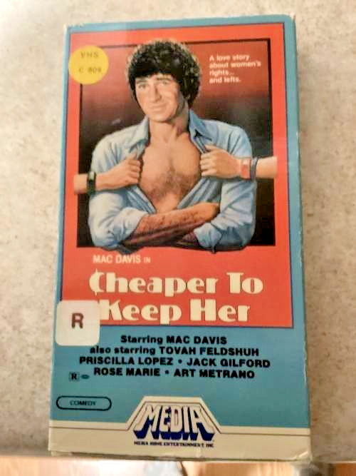 Cheaper to Keep Her 1983 Betamax (not VHS) Mac Davis Feldshuh Comedy – Media