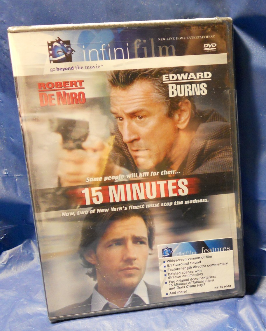 15 Minutes Infini film Edition, DeNiro, Burns, New
