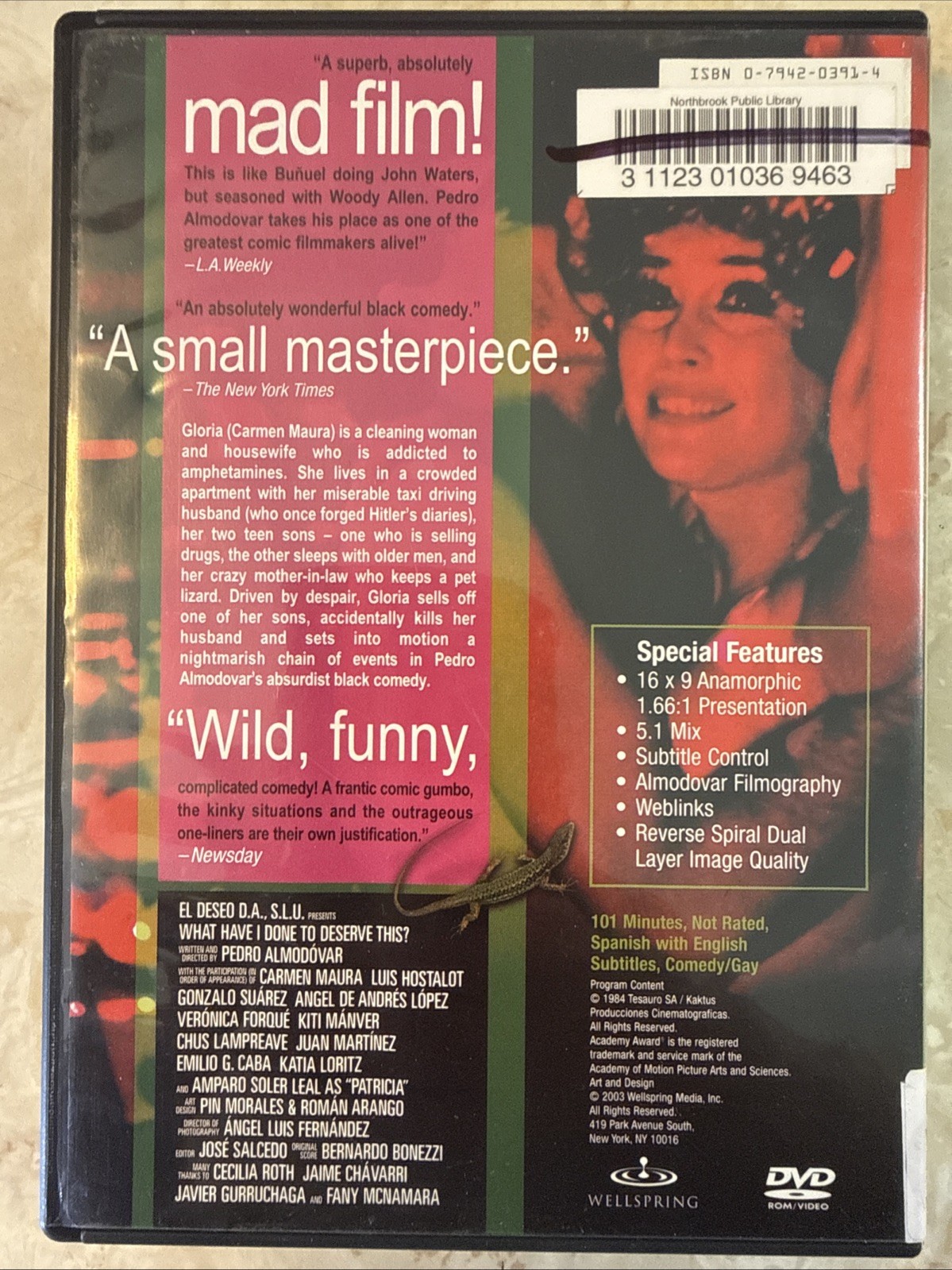 What Have I Done to Deserve This? (DVD, 2003) | Ex-Library | Almodóvar