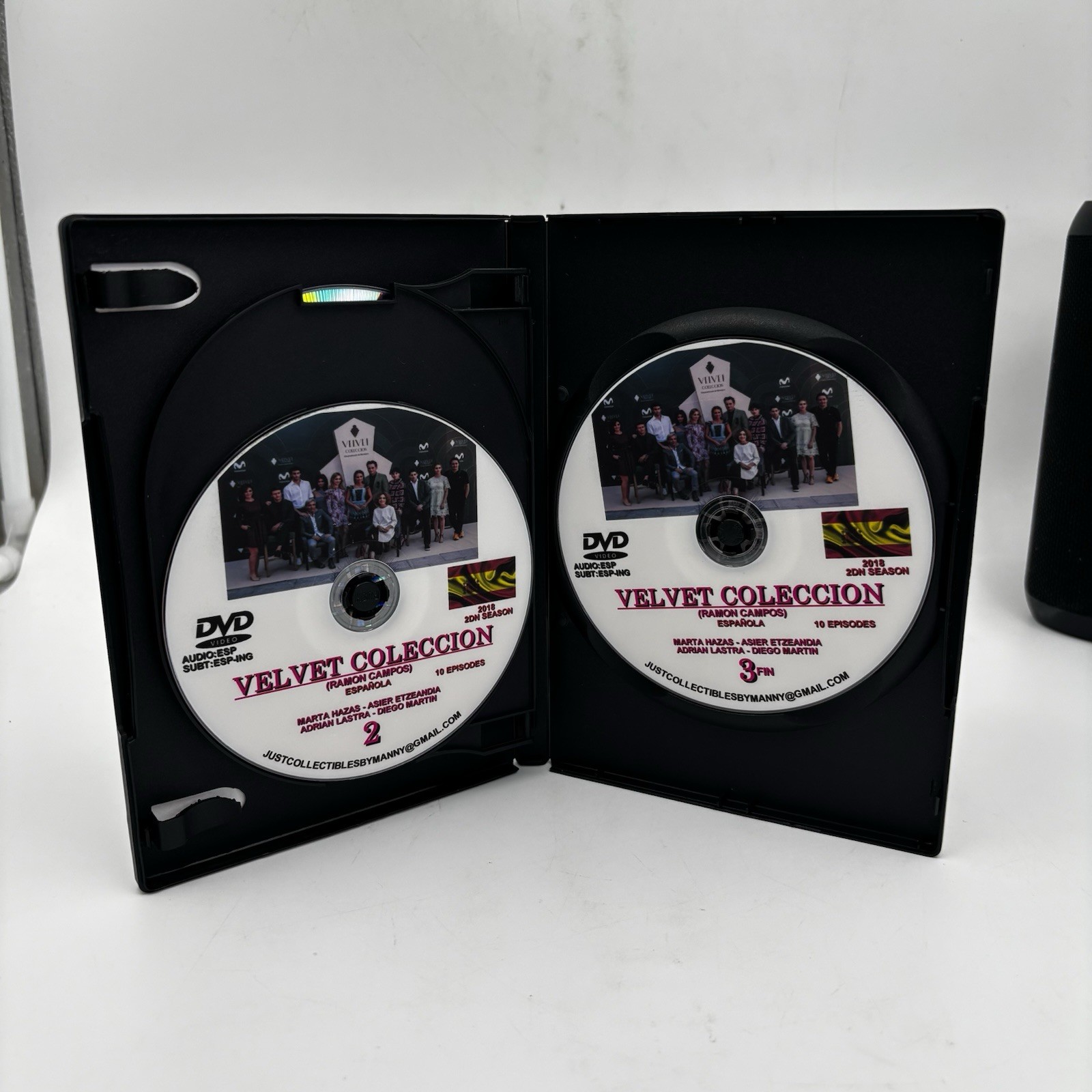 Velvet Colección 1–3 DVD Set – Spanish Series – Region 2 – 7 Discs