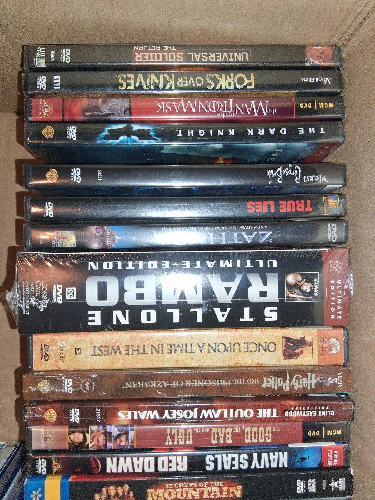 Lot of 34 New Sealed DVDs & Blu-rays – Assorted Titles