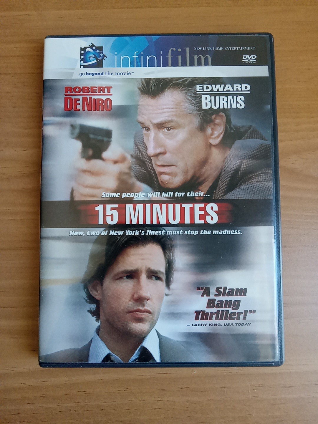 15 Minutes DVD 2001 Robert Deniro Edward Burns