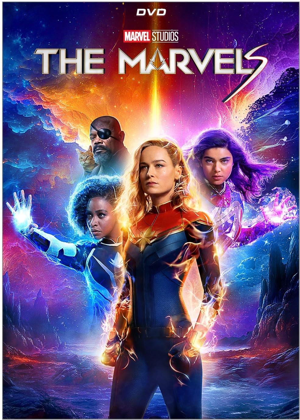 The Marvels (DVD) Brie Larson Samuel Jackson Teyonah Parris Iman Vellani
