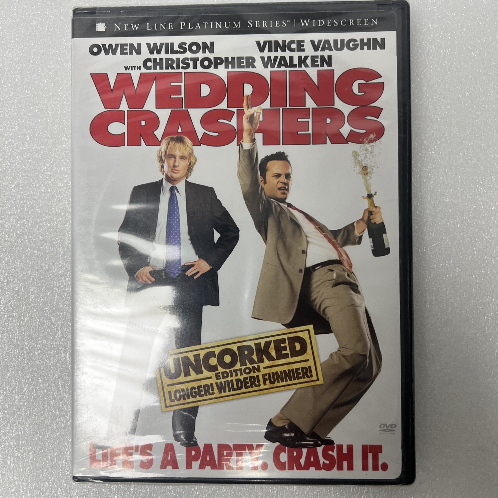 NEW! – Wedding Crashers Uncorked Edition (DVD, 2006) Vaugh, Wilson – SEALED