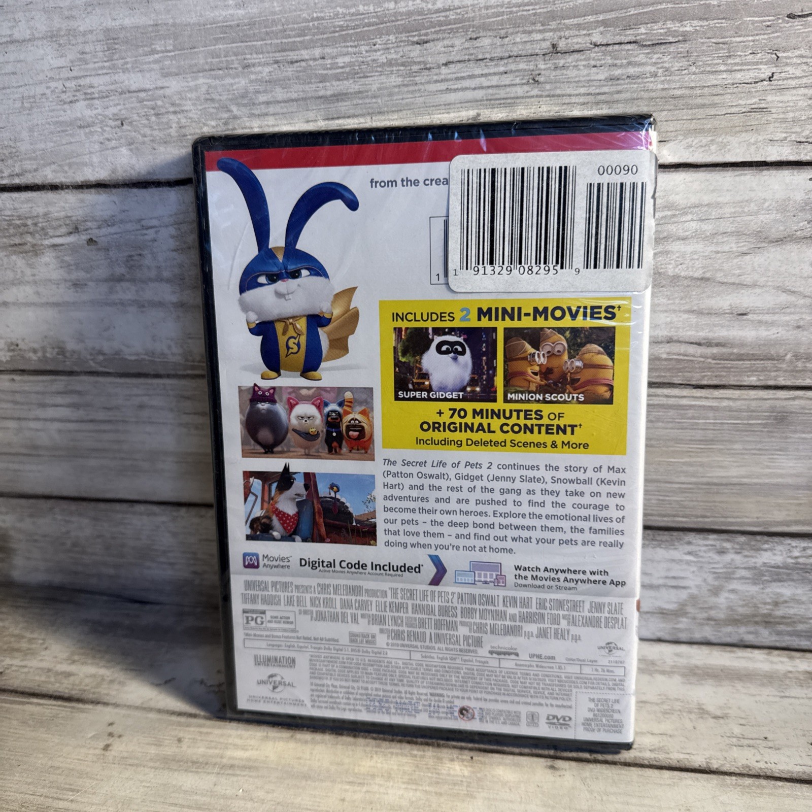 NEW! The Secret Life of Pets 2 (DVD) Sealed Ships Free Bonus Features