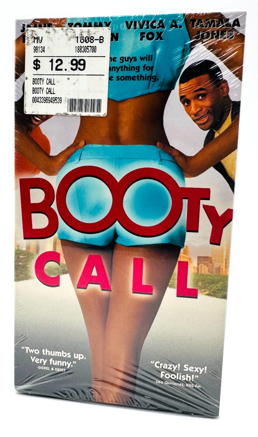Booty Call VHS 1997 Jaime Foxx Tommy Davidson Comedy Vivica Fox NEW SEALED