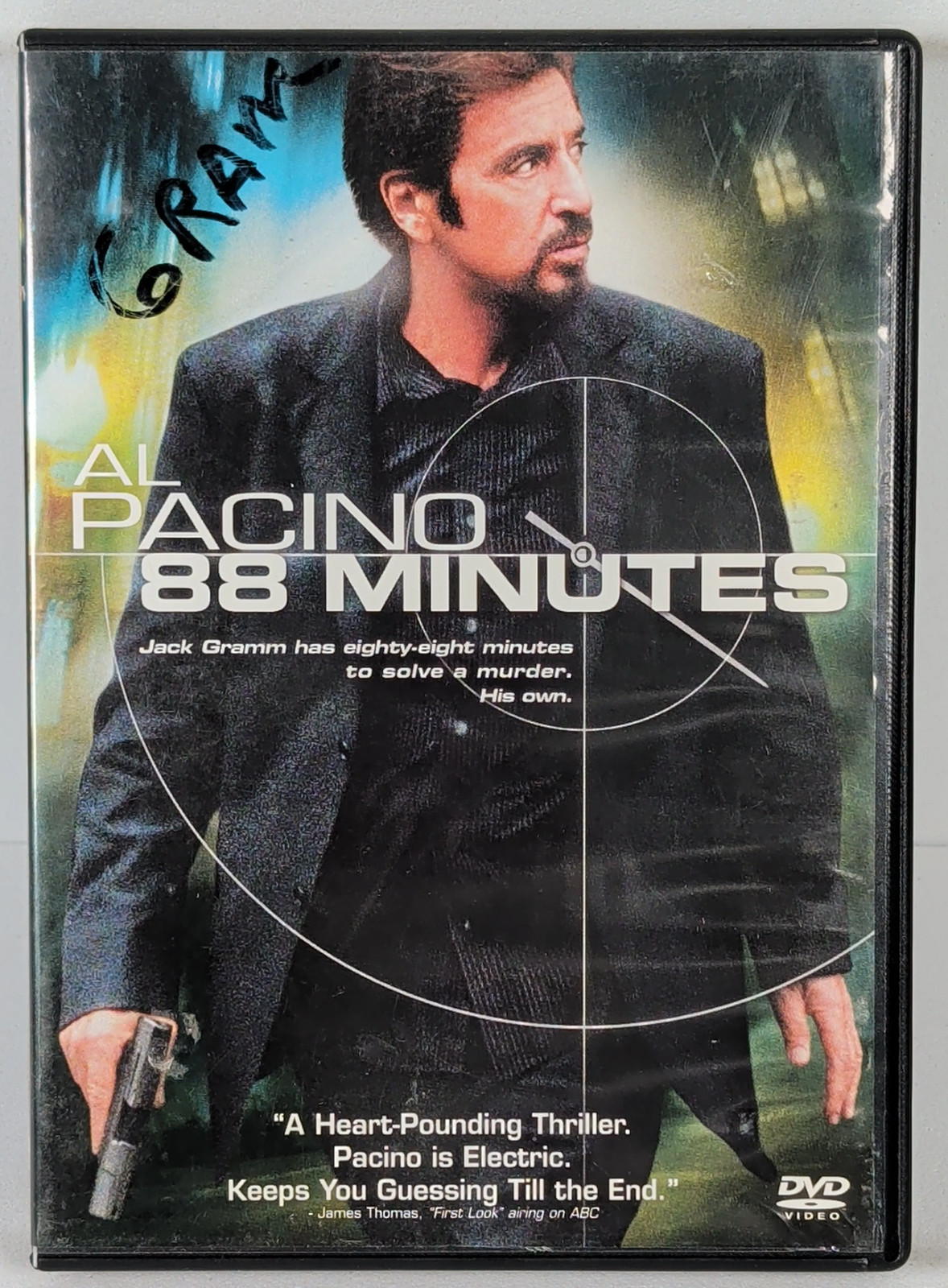 88 Minutes Thriller Proof Of Purchase (2007) Standard Edition DVD Al Pacino