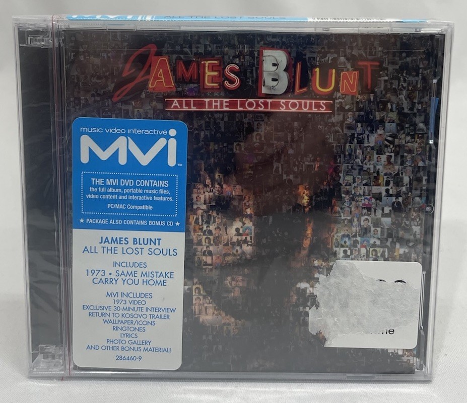 James Blunt – All the Lost Souls (MVI DVD/CD 2007) BRAND NEW FACTORY SEALED!
