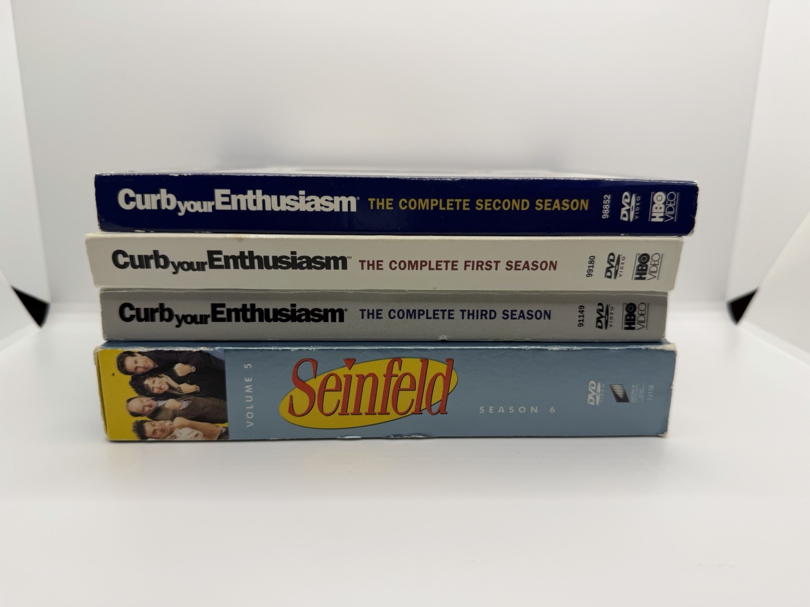 TV Comedy DVD Lot Seinfeld Season 6 Curb Your Enthusiasm Season 1, 2, 3 Preowned