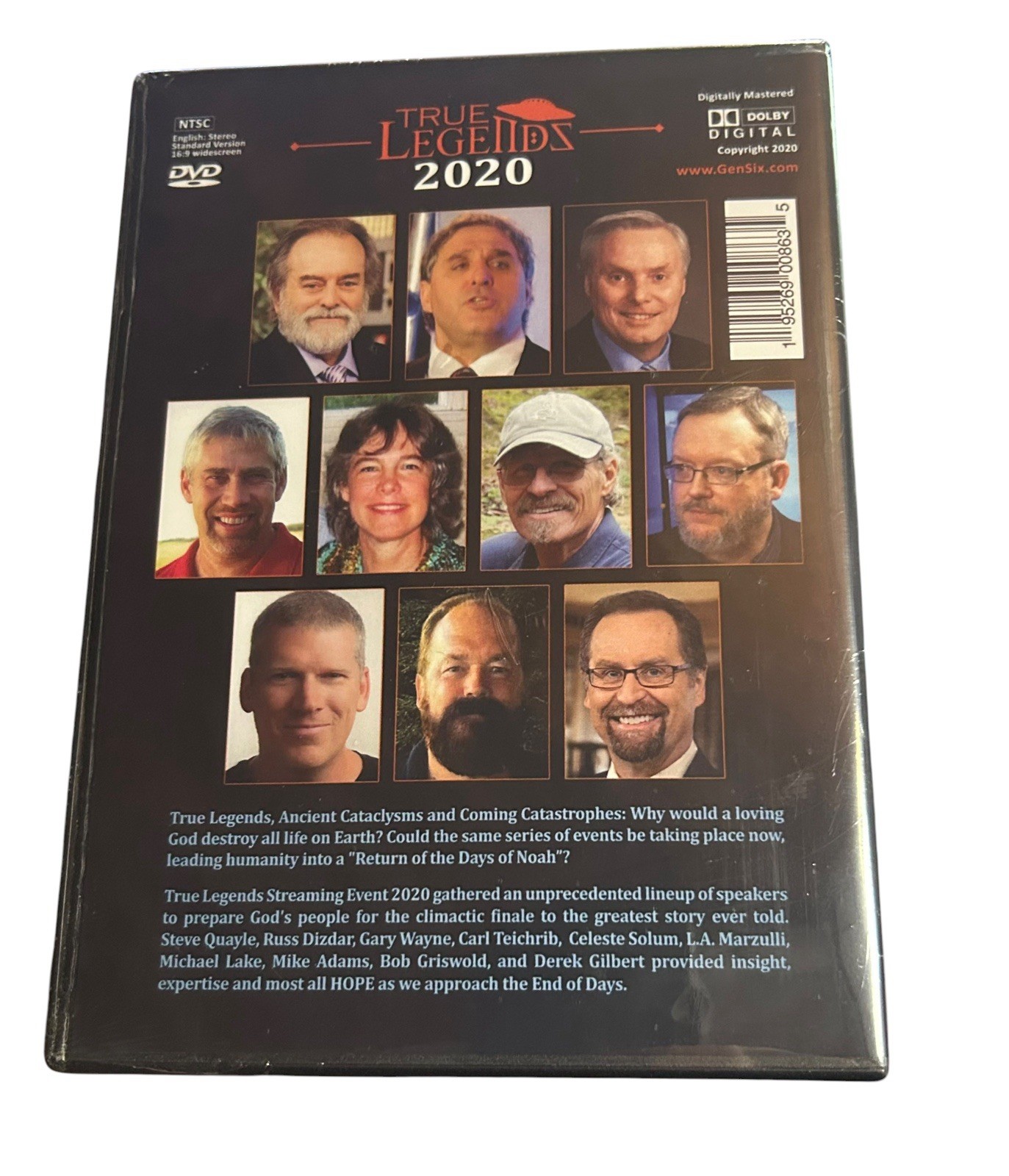 True Legends: Ancient Cataclysms DVD Set 6 Disc 2020 Quayle, Marzulli, Lake New