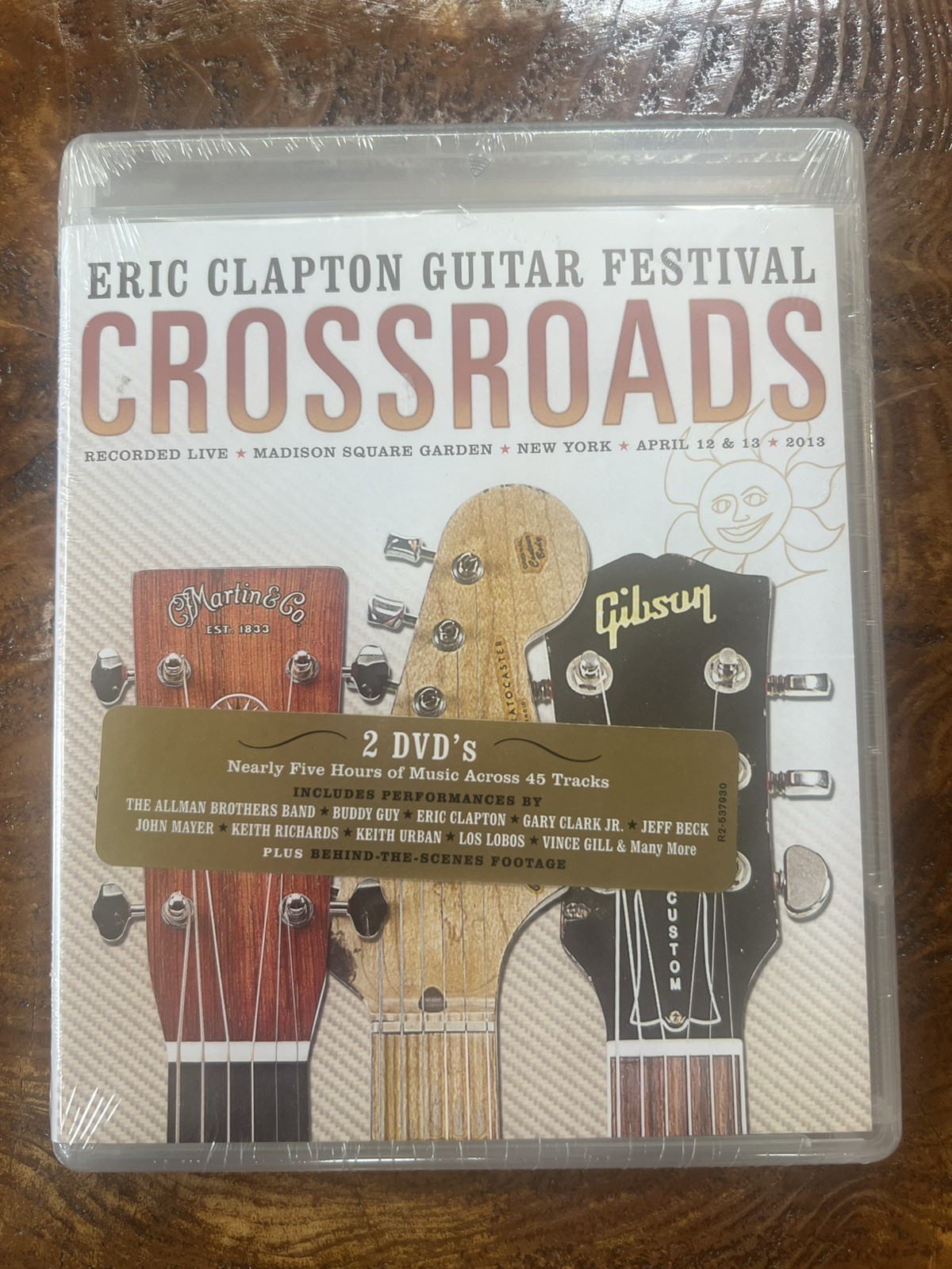 Eric Clapton: Crossroads Guitar Festival 2013 (DVD, 2013, 2-Disc Set) SEALED