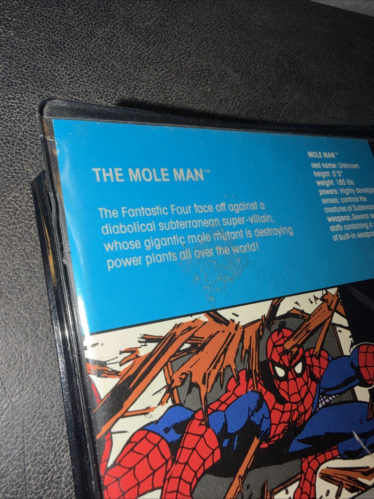 Fantastic Four Vs Mole Man (VHS Tape Clamshell 1985) Marvel Comics Movie #14
