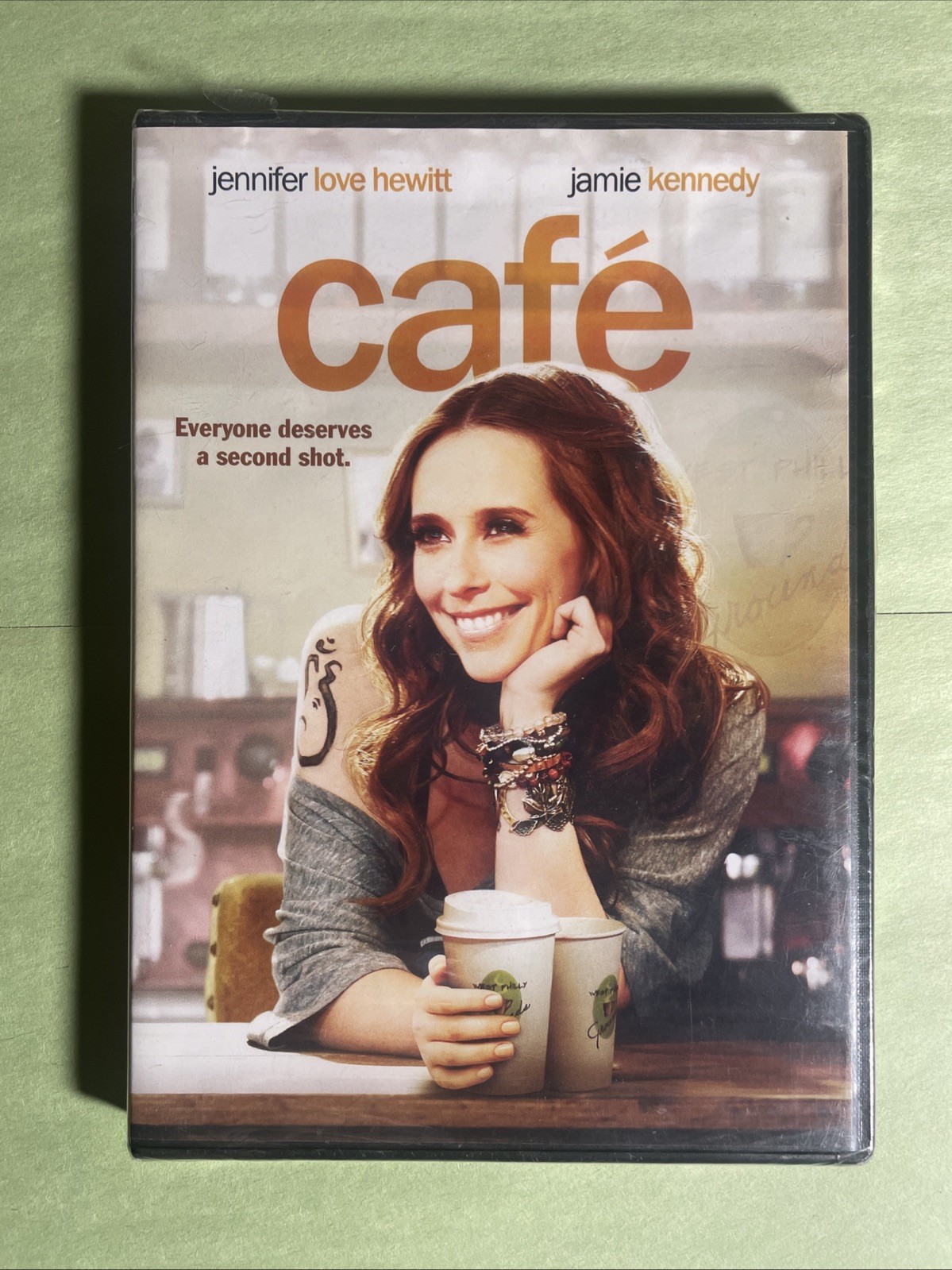 Cafe DVD – Sealed – Jennifer Love Hewitt – Region 1 – Small shrink tear