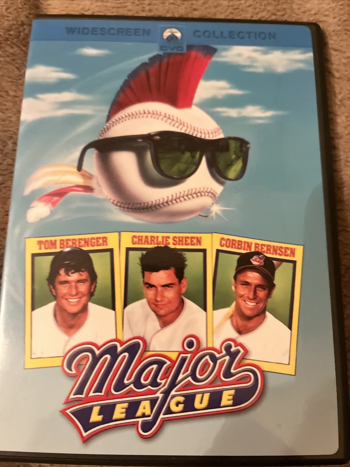 Major League (DVD, 1989) with Insert