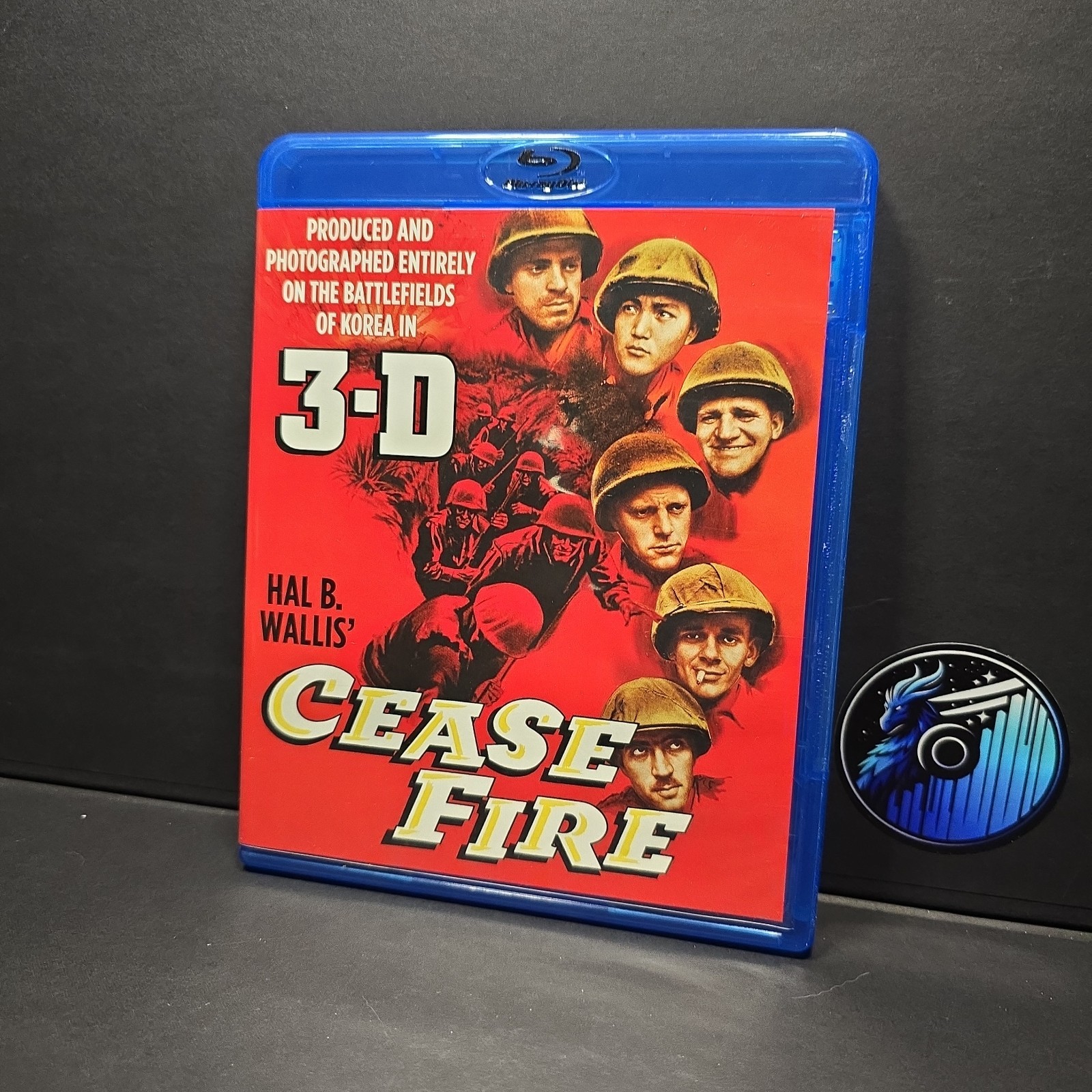 Cease Fire Blu-Ray 3-D Kino Lorber Korean War MINT Condition Free Shipping!
