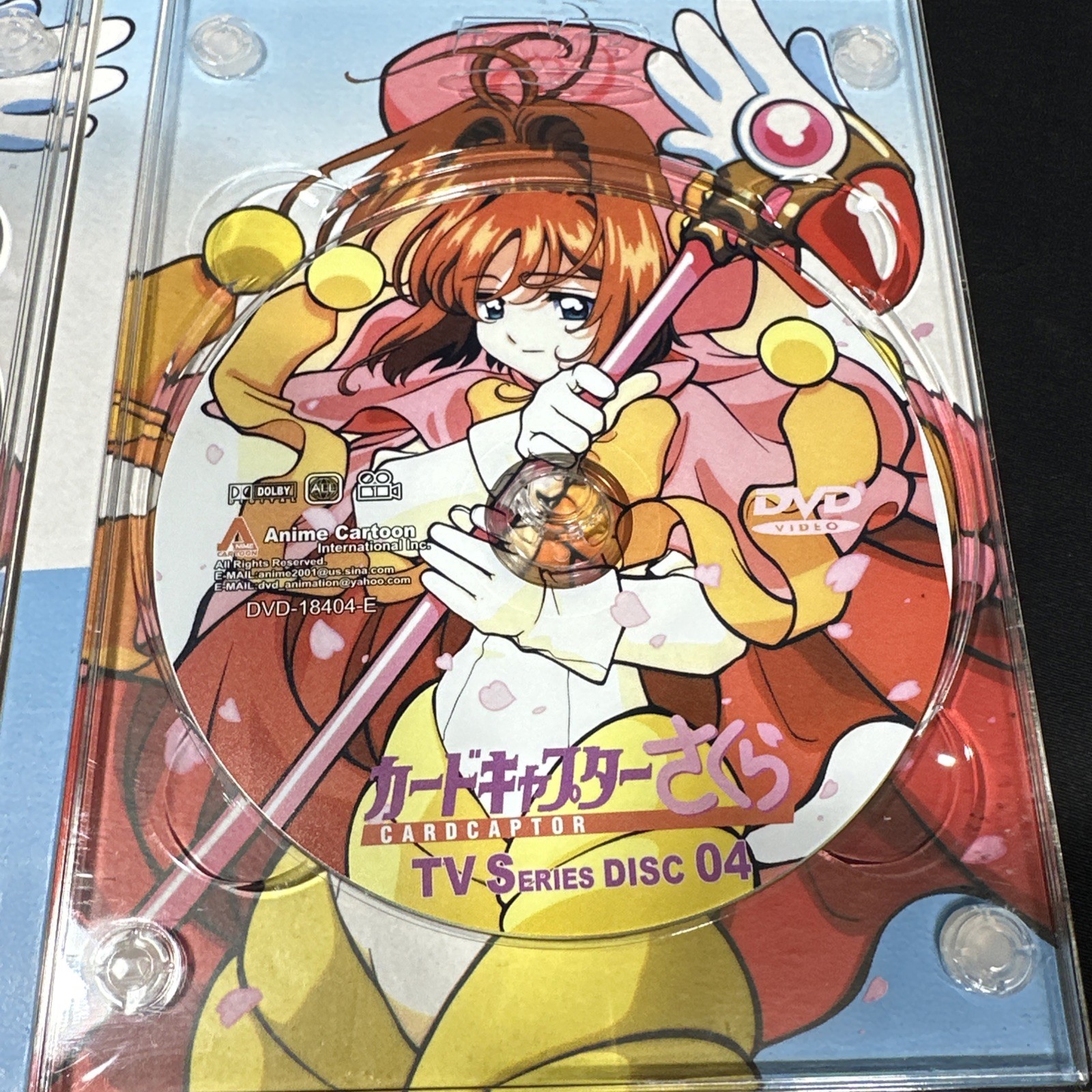 Cardcaptor Part 1 Sakura DVD Tv Series 1-4 Set Japanese Animation Anime