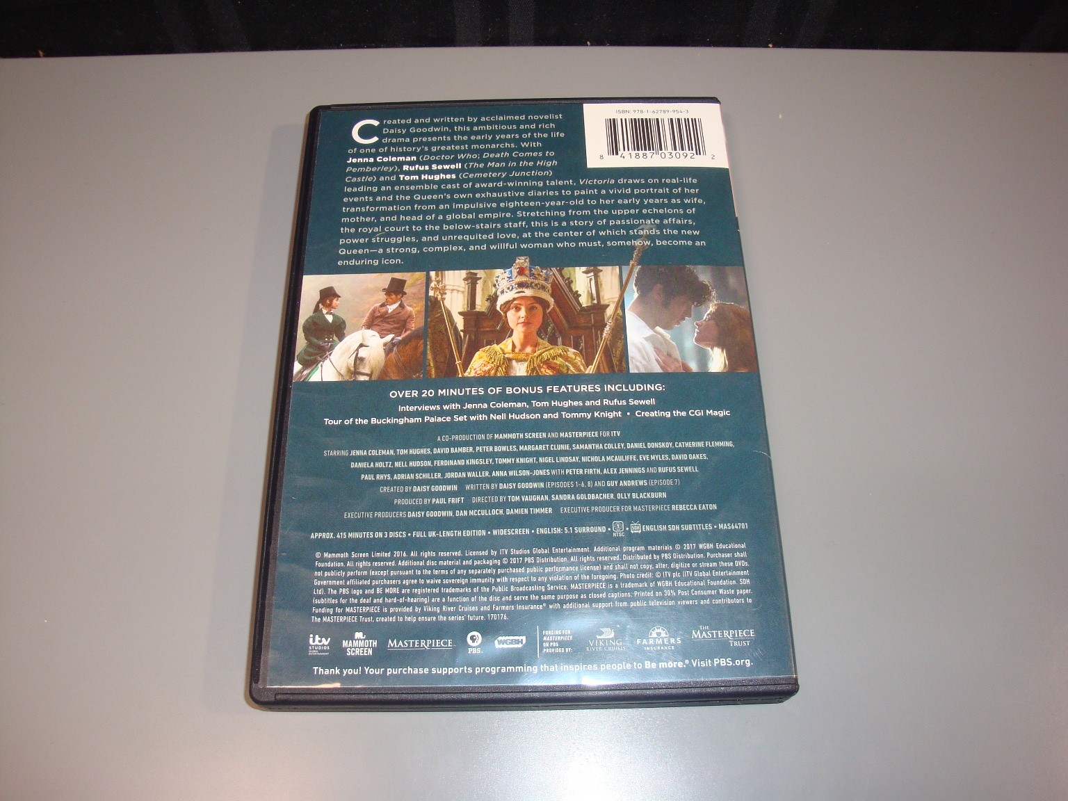 Victoria Season 1 DVD Jenna Coleman PBS Masterpiece Tom Hughes Rufus Sewell