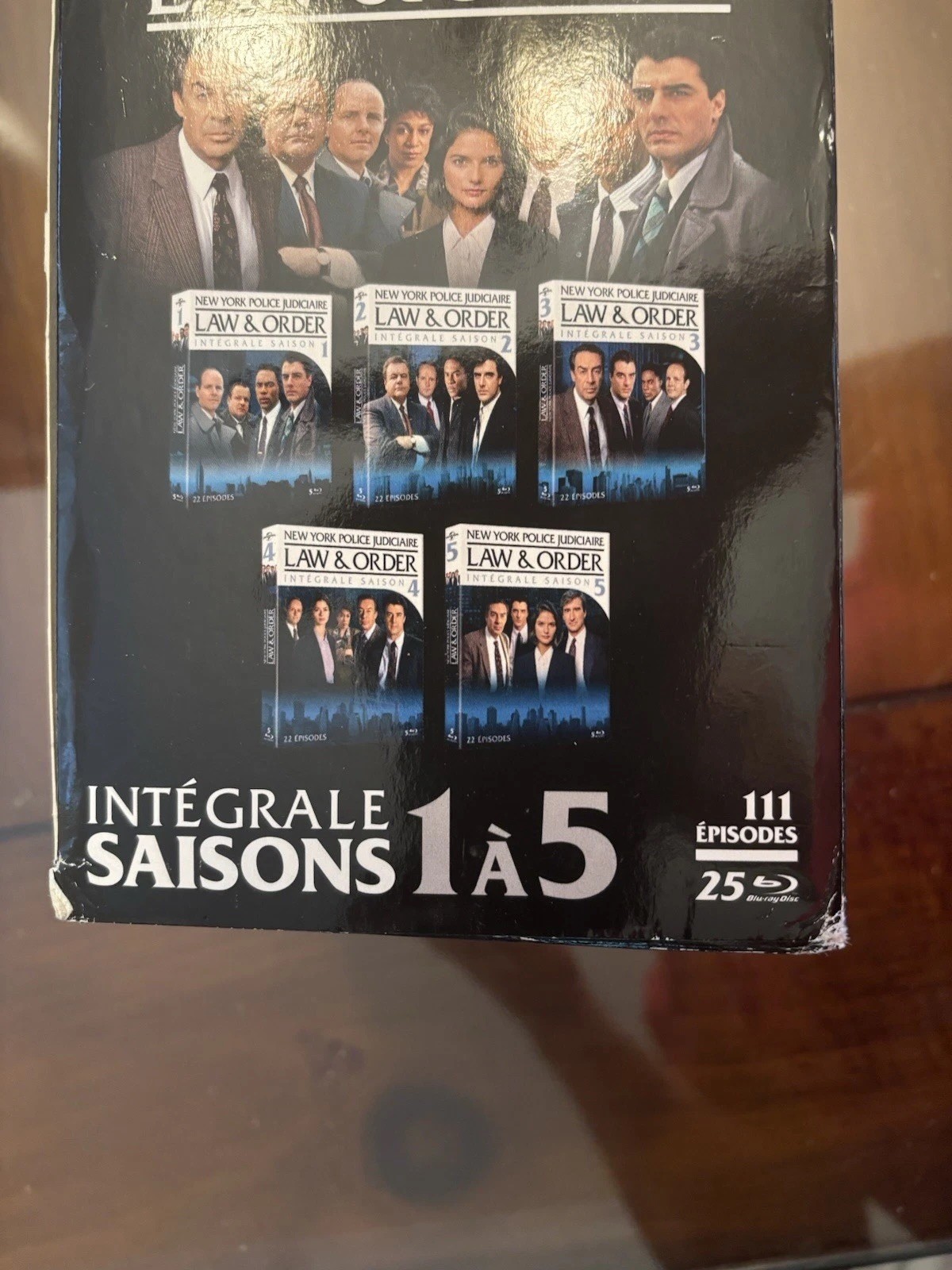 Law And Order Seasons 1-5 Blu Ray Inport From France 4.:3 Aspect Ratio. m