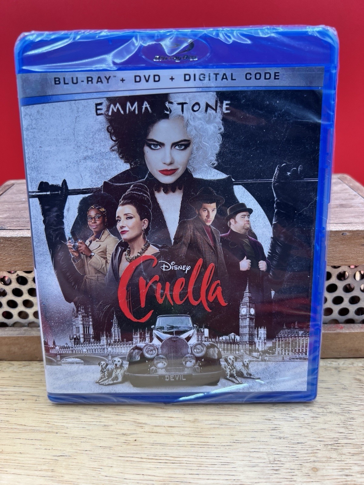 Cruella (Blu-ray + DVD, 2021) Disney Sealed New