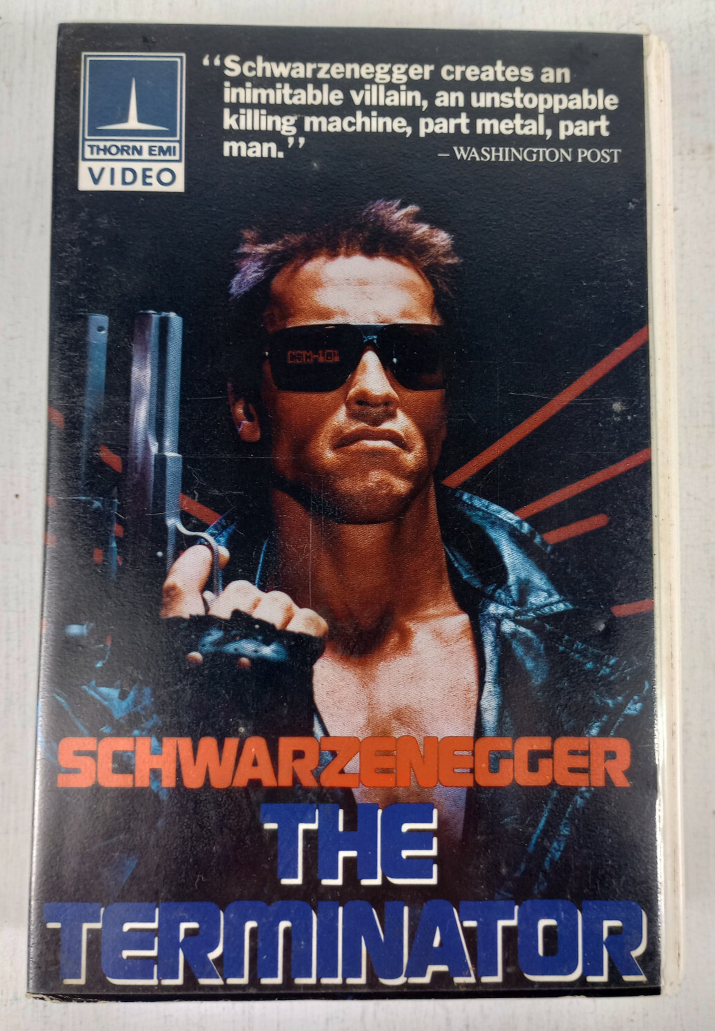 The Terminator (Betamax Cassette) Arnold Schwarzenegger Snap Case Thorn EMI Vid