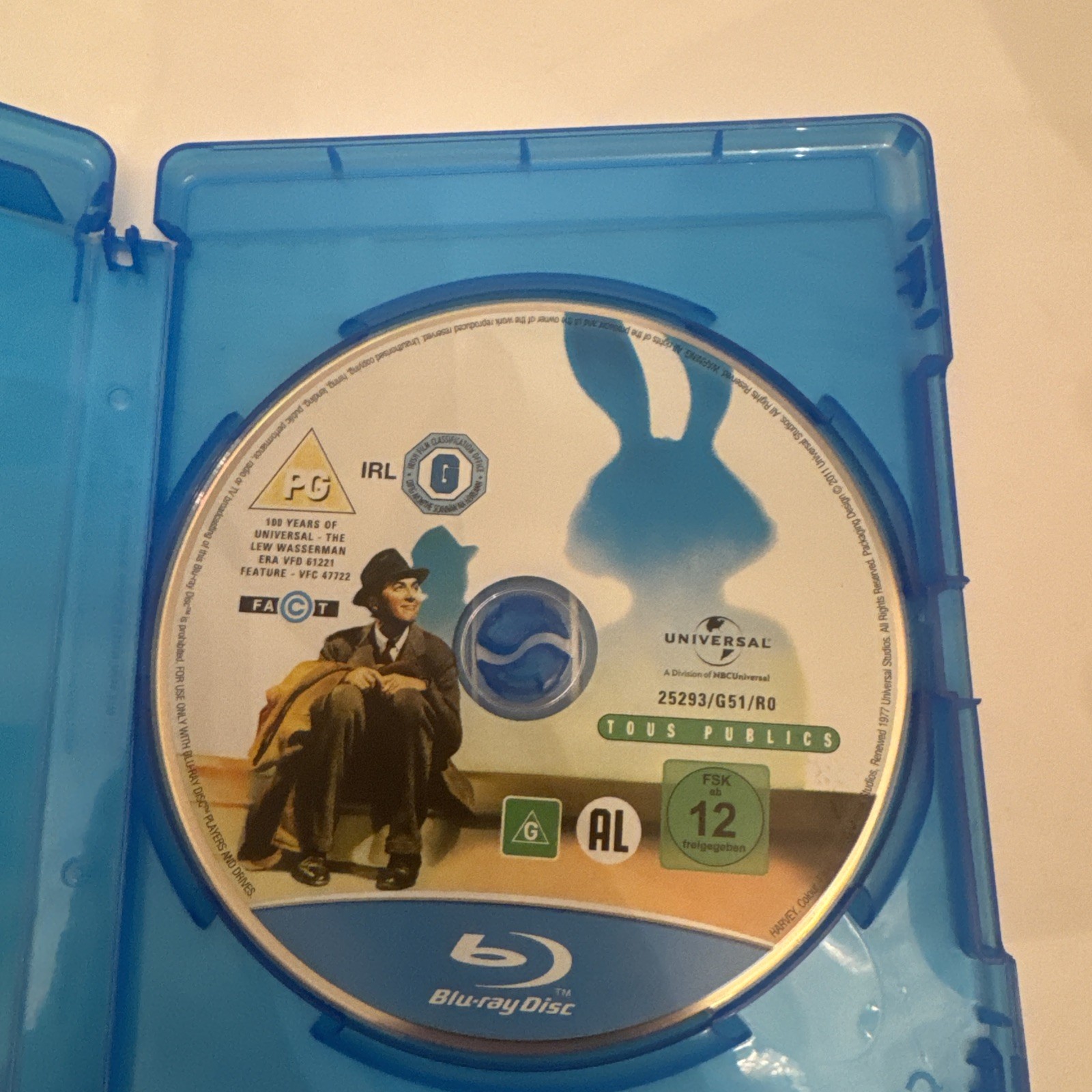 James Stewart Harvey Blu-ray, 100th Anniversary Mint Condition See Pics & Store
