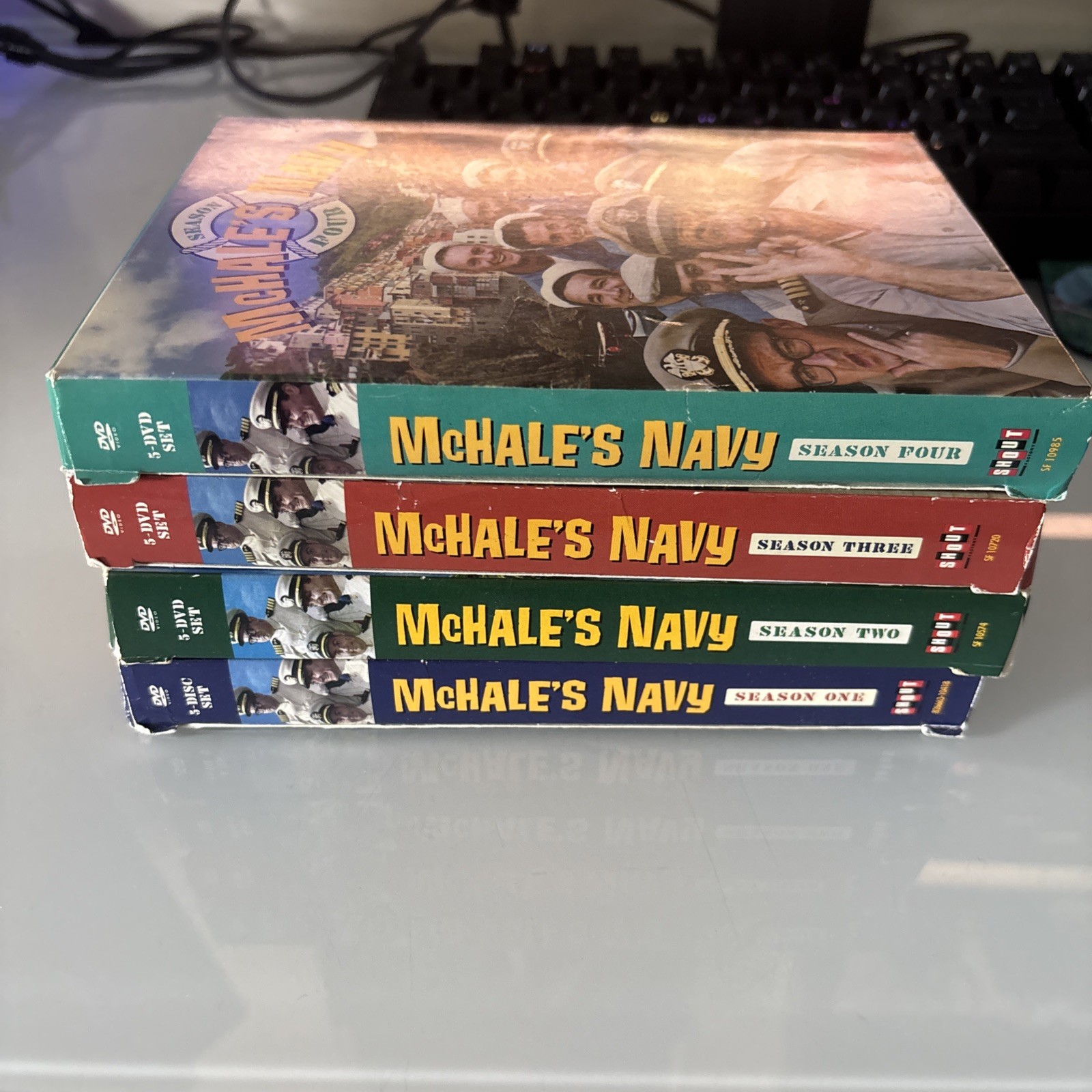 McHale’s Navy Seasons 1 2 3 & 4 DVD 2007 Ernest Borgnine Tim Conway Joe Flynn