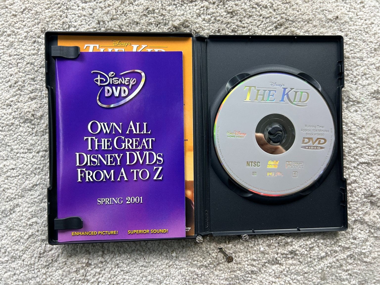 Disney’s The Kid DVD 2001 Bruce Willis, Spencer Breslin, Jon Turteltaub