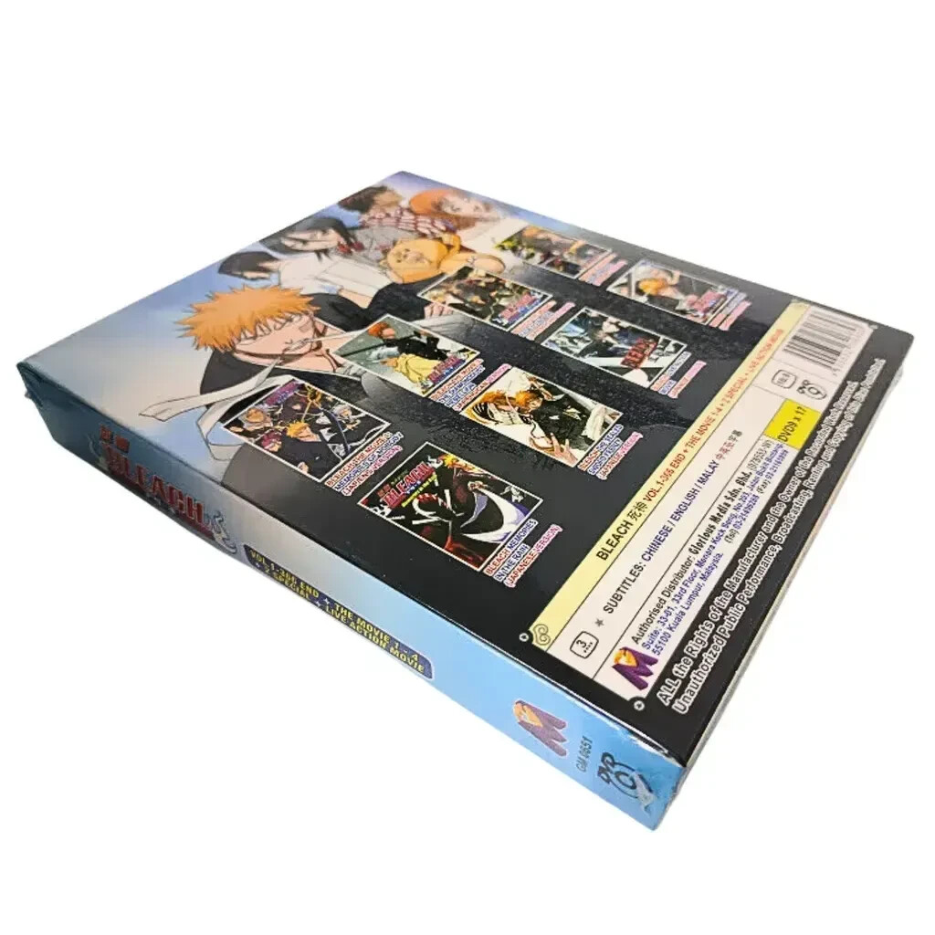 BLEACH + LIVE ACTION MOVIE – ANIME TV DVD (1-366 EPS+4 MOVIES+2 SP) SHIP FROM US