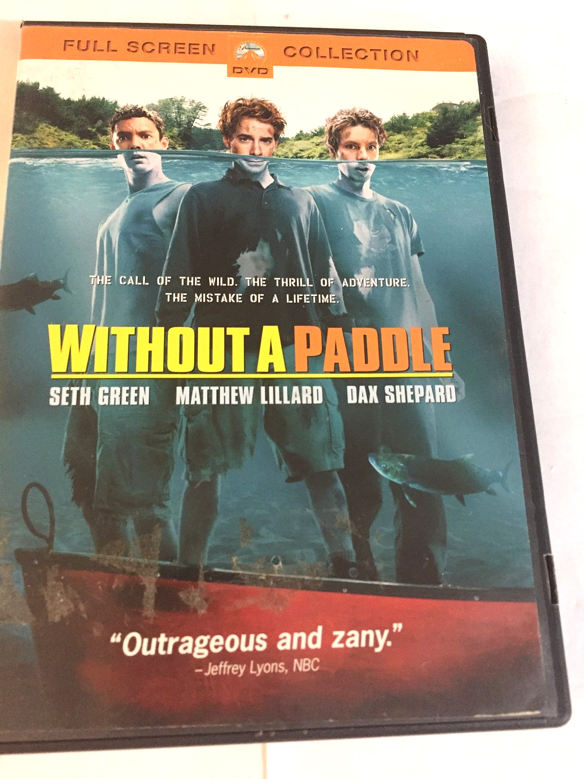 Without A Paddle Seth Green Full Screen DVD / Ships Same Day with Tracking