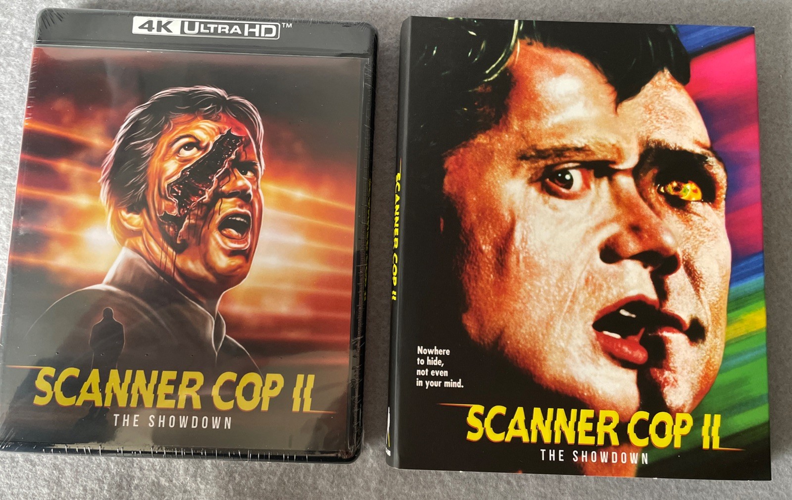Vinegar Syndrome Scanner Cop & Scanner Cop II The Showdown 4K Ultra HD Box Set