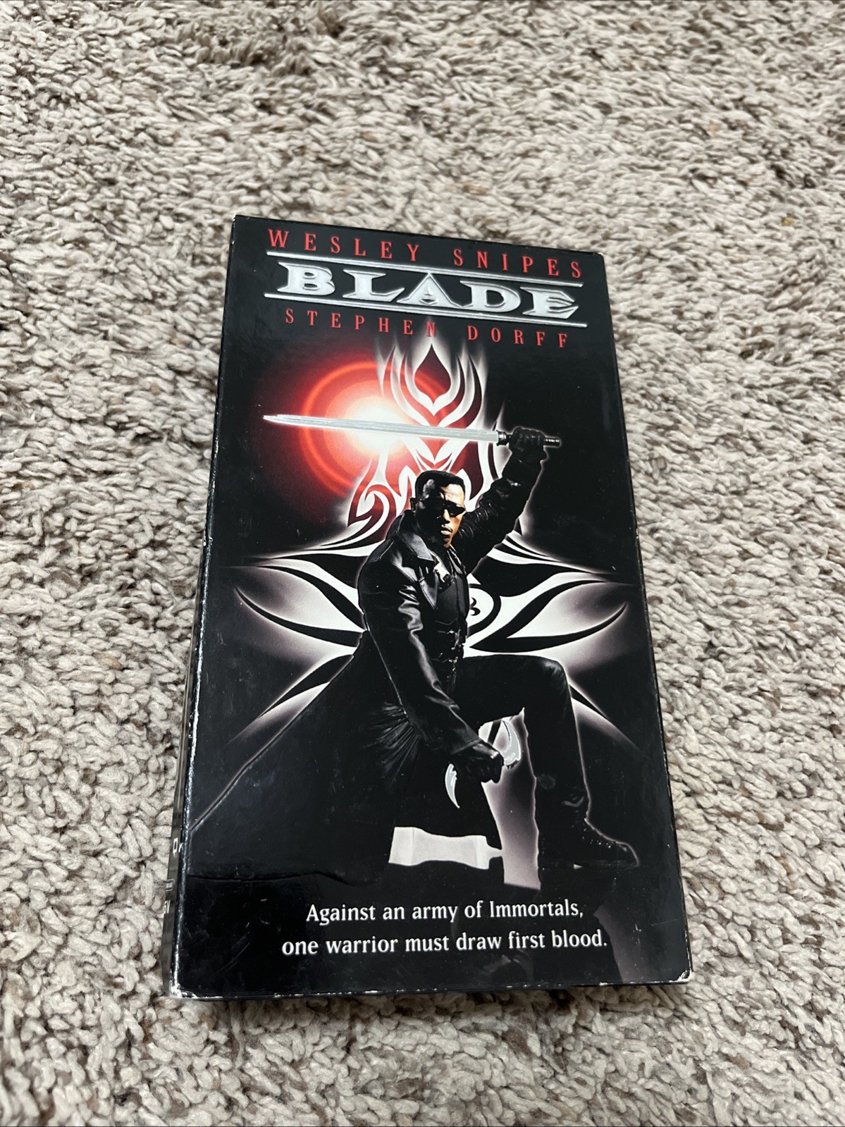 Vintage 1998 Blade VHS Video Cassette – MovieWesley Snipes – Marvel