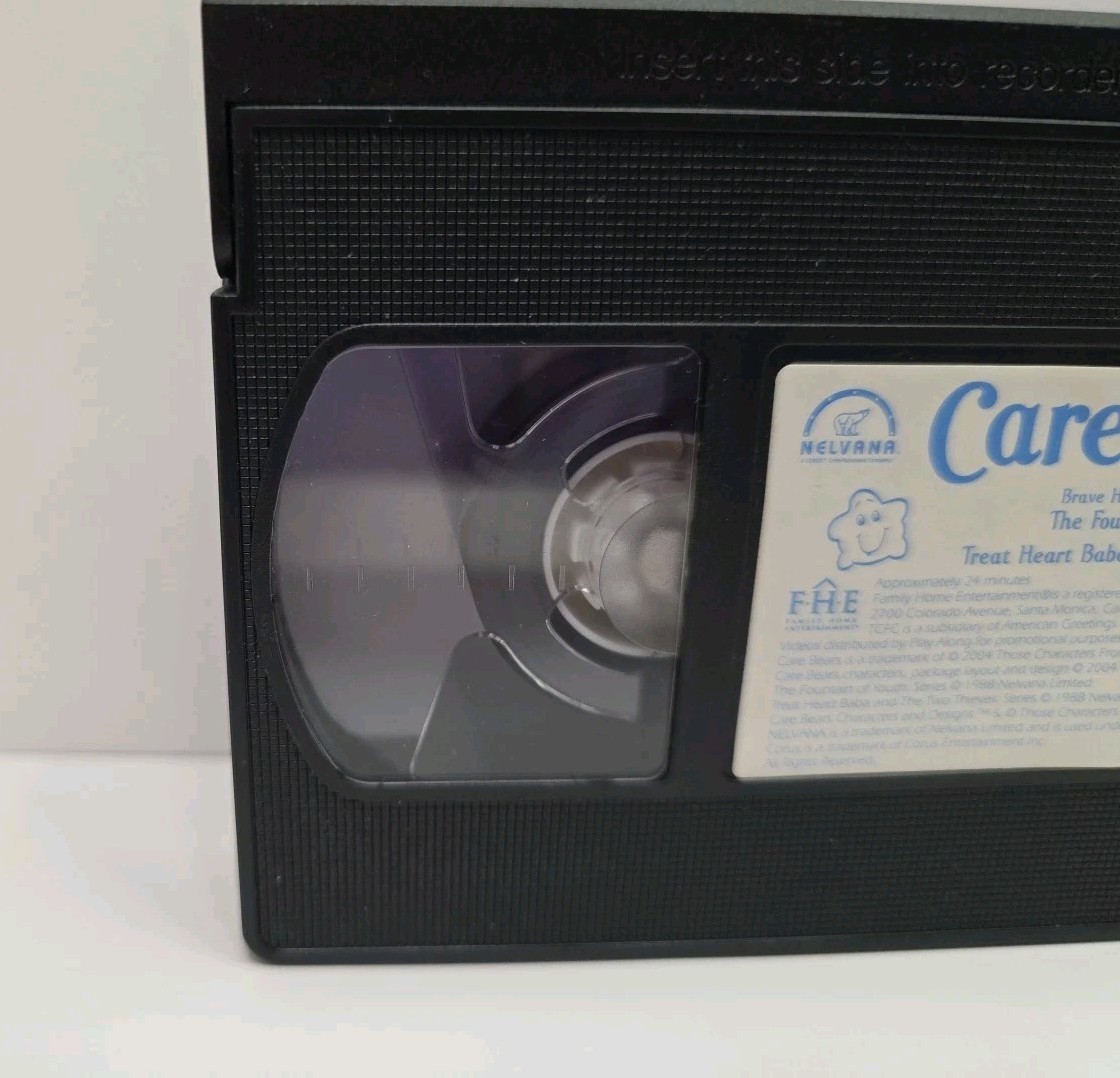 Vintage Care Bears #15 & #17 VHS Tapes Features Care Bears Cousins