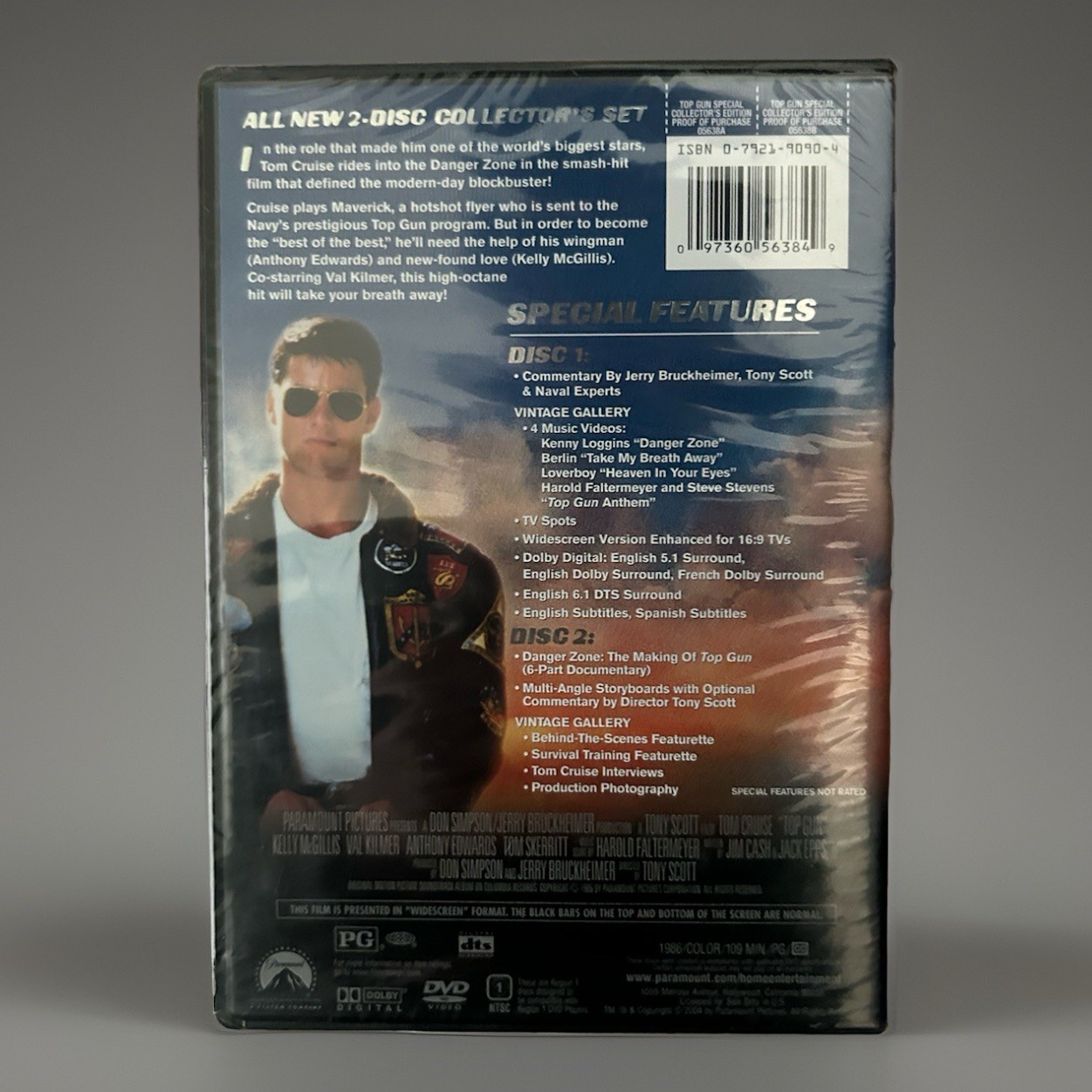 Top Gun (Widescreen Special Collectors Edition) 2 disks with 6-Part Documentary
