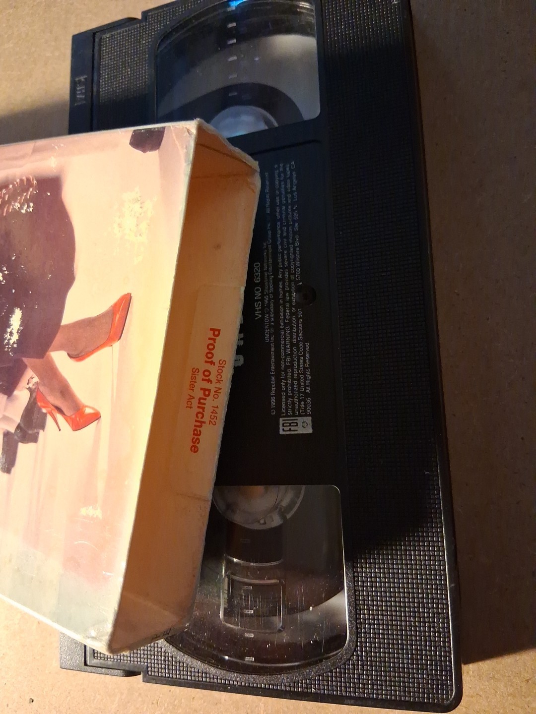 Undertow VHS Promo Copy R NTSC 1996 *Comes in Sister Act box!!!*