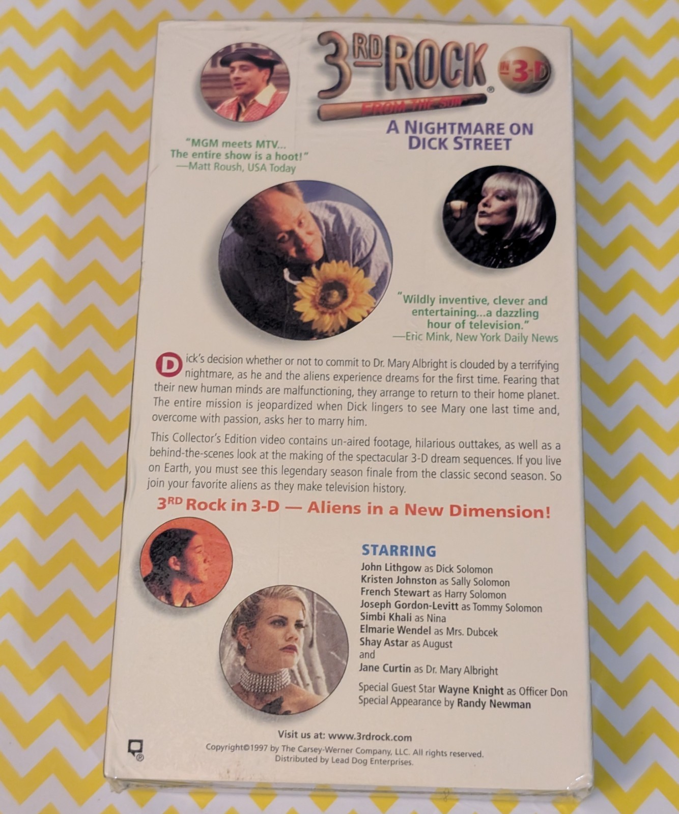 3rd Rock From the Sun in 3D (1997 VHS) SEALED Collector’s Edition – Lithgow TV