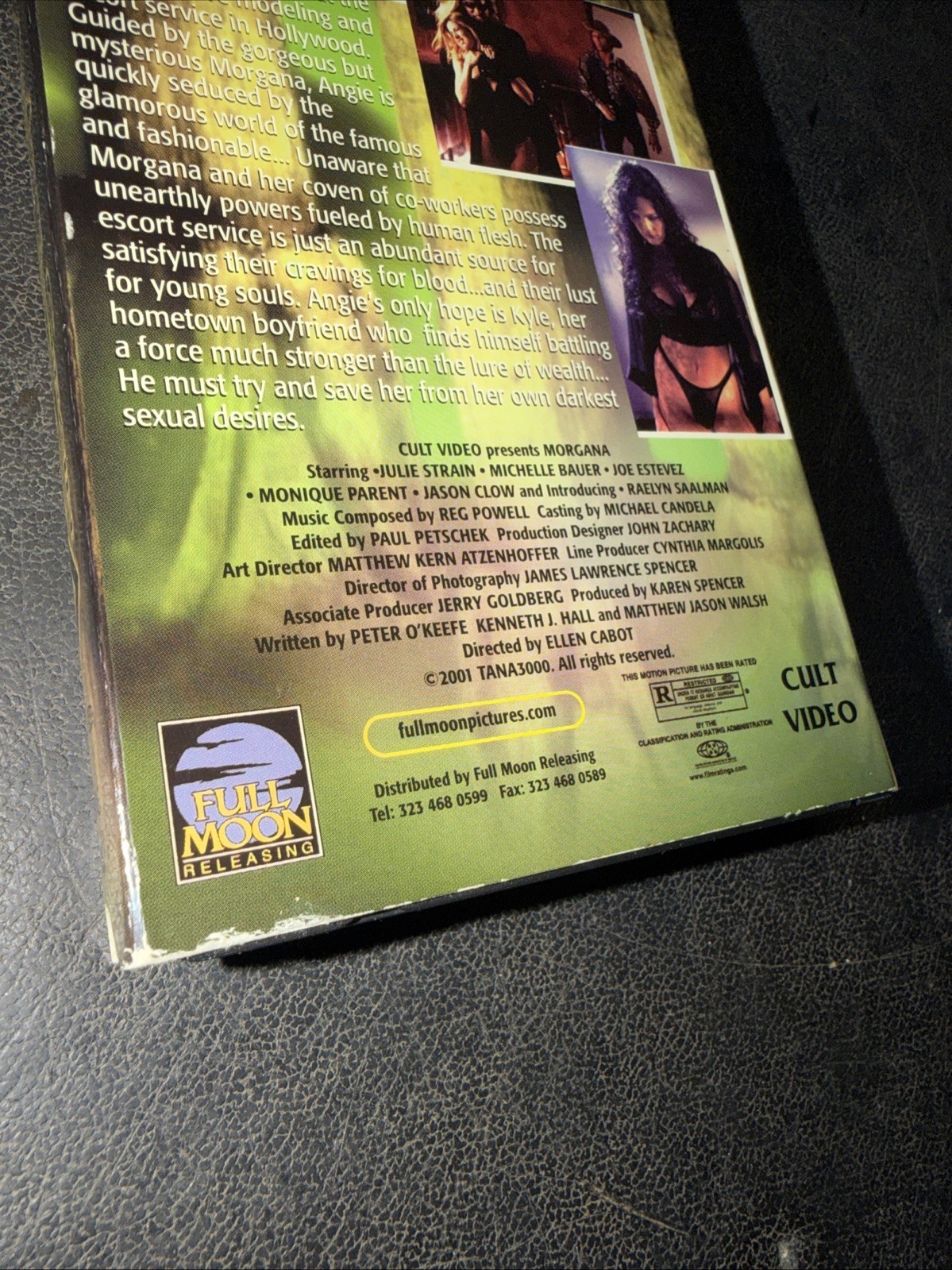 Morgana (1995) VHS – 2001 Full Moon Release. Julie Strain, Michelle Bauer
