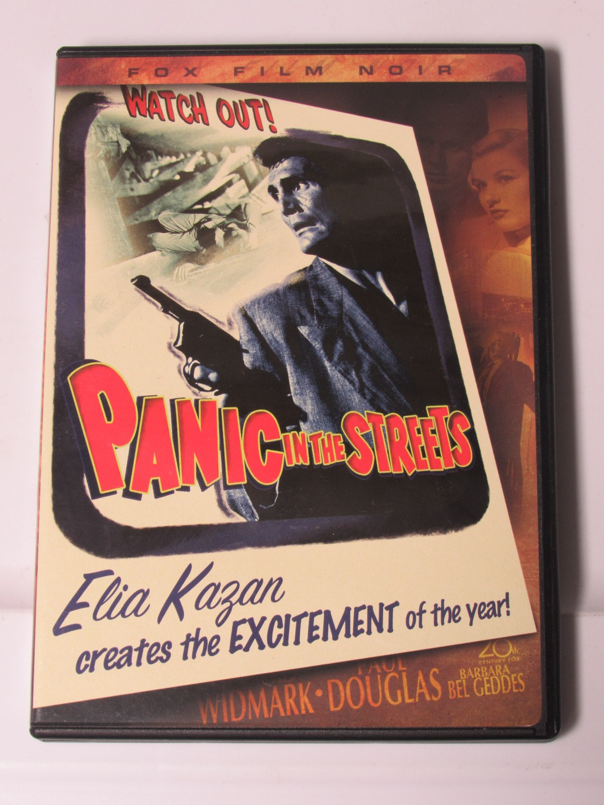 Panic in the Streets, B&W, 1950 (DVD) Paul Douglas, Barbara Bel Geddes + FREE